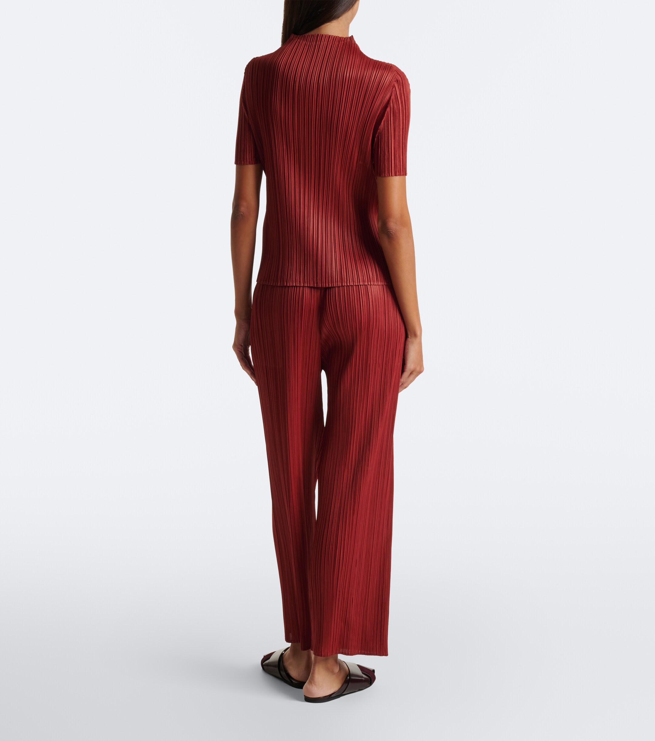 PLEATS PLEASE ISSEY MIYAKE Pleats Please Issey Miyake Monthly Colors: September pleated straight pants