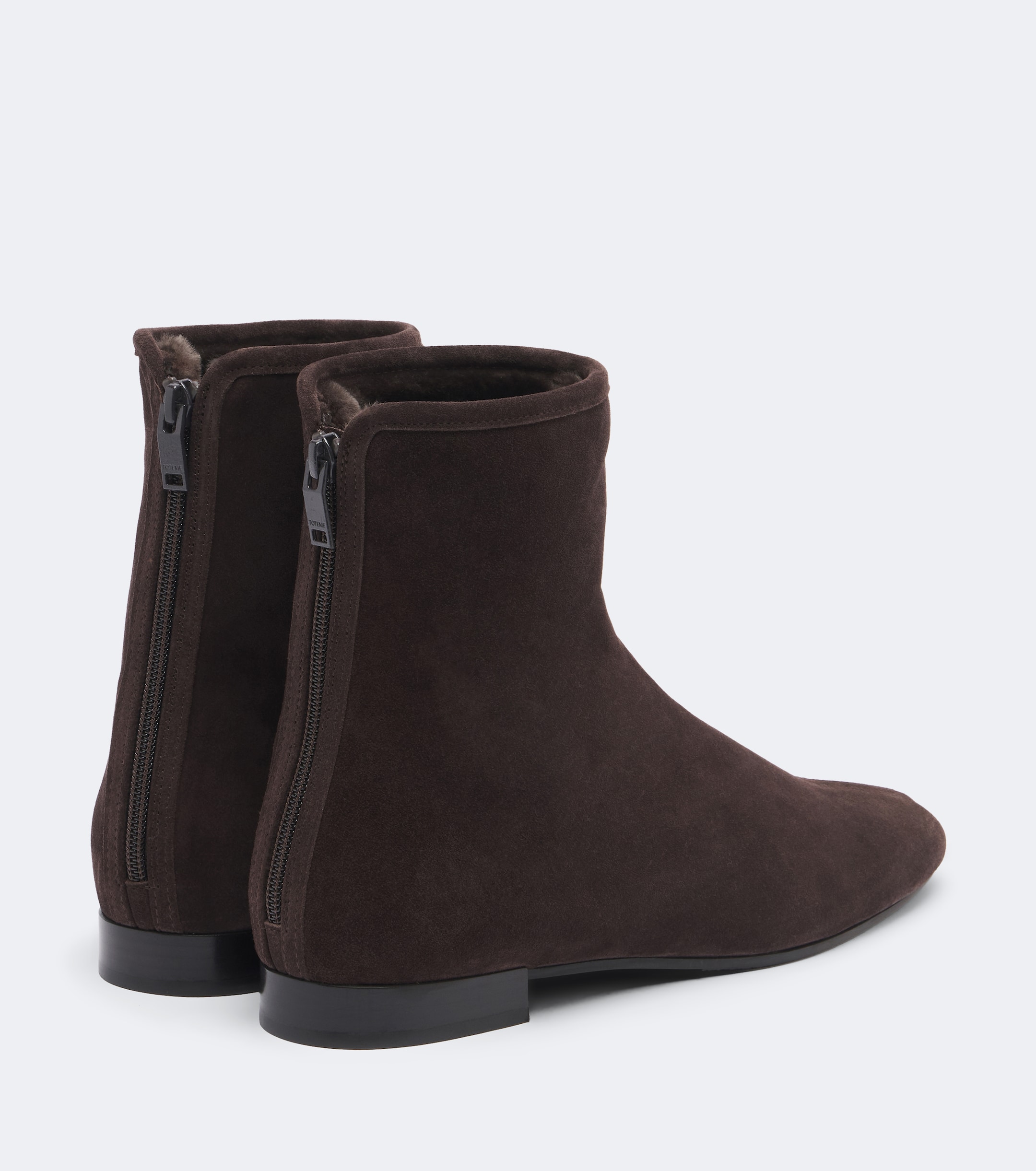 TOTEME Toteme Shearling-lined suede ankle boots