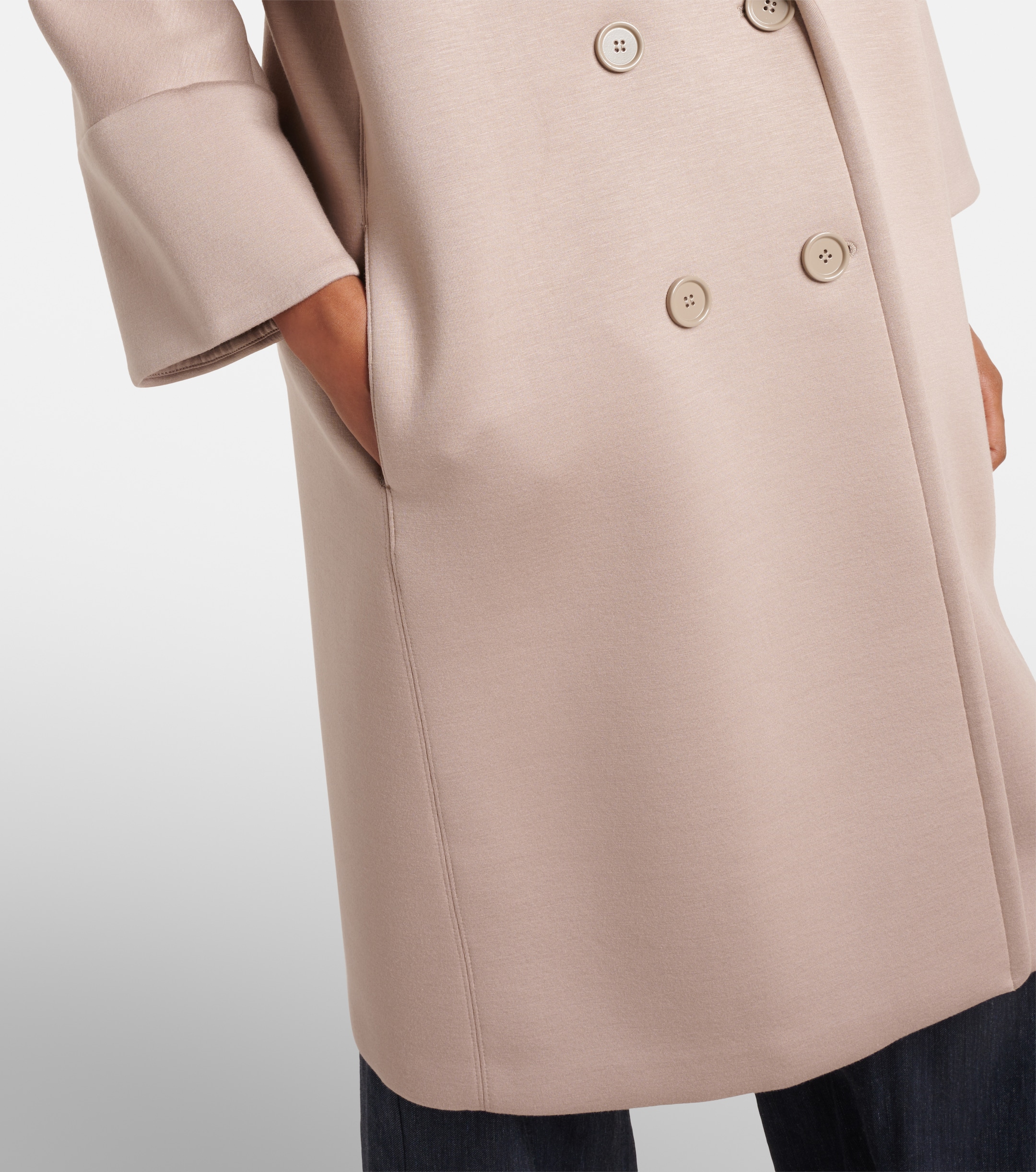 S Max Mara - Emma jersey coat | Plush Max Mara Sport Max Wool 