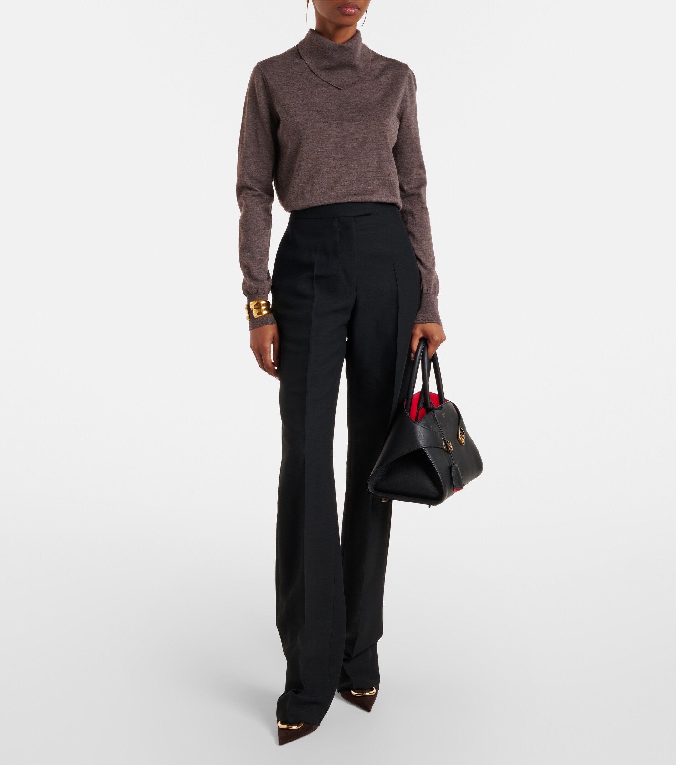 Ferragamo Hug leather tote bag