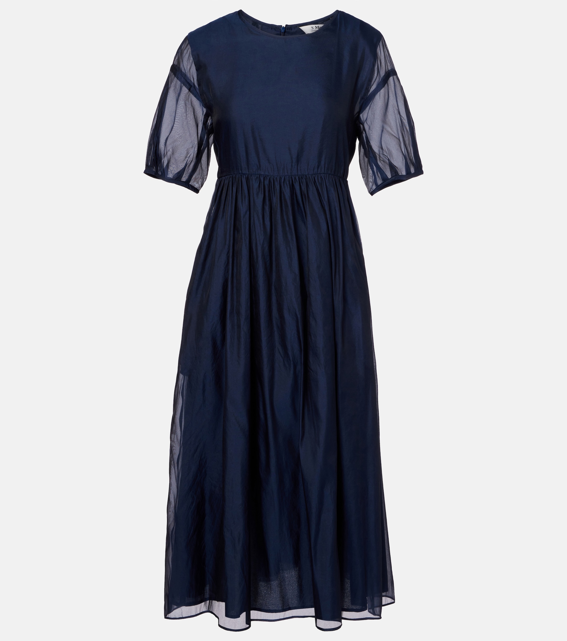 S Max Mara Fatoso silk-blend organza midi dress thumbnail