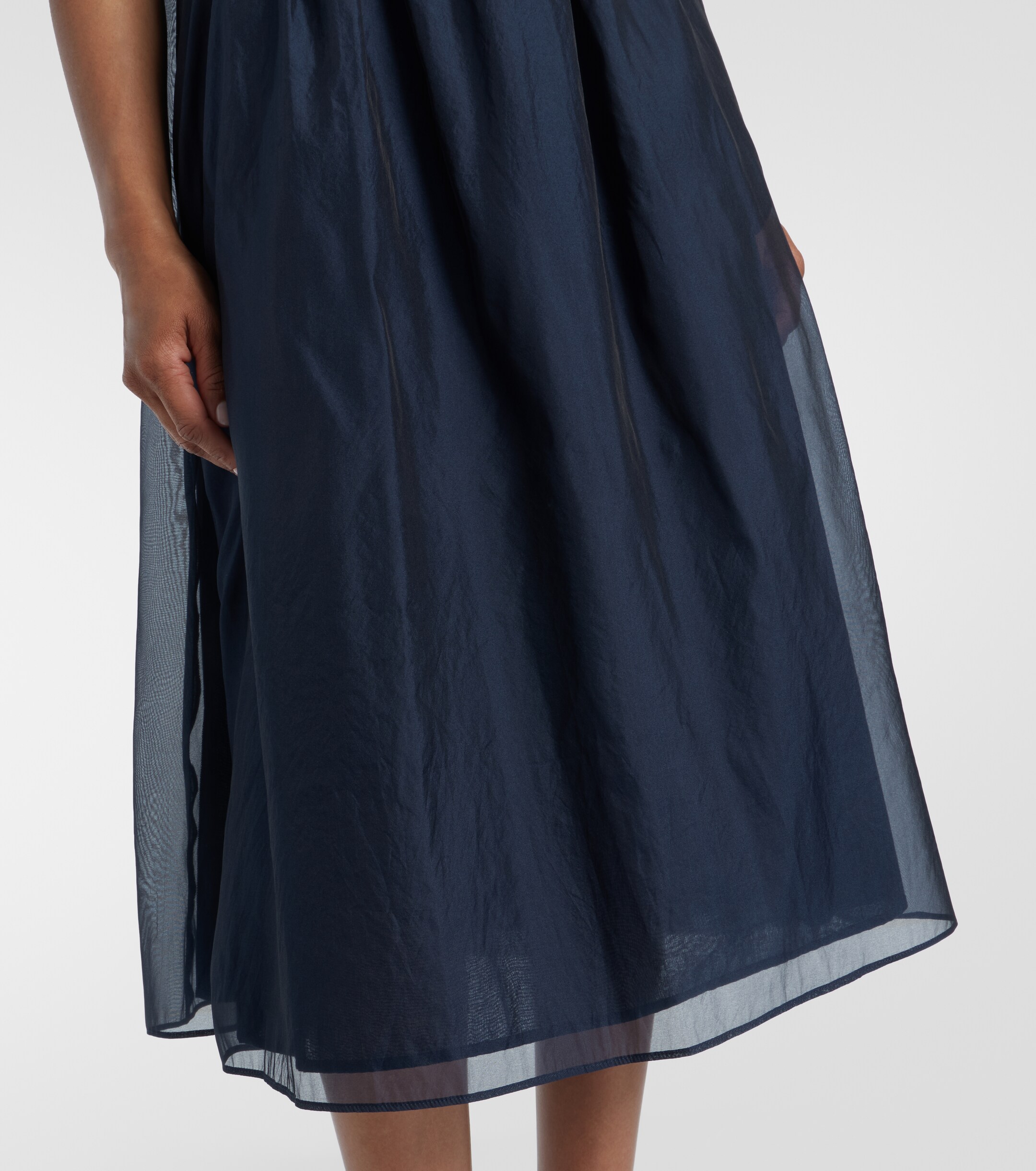 S Max Mara Fatoso silk-blend organza midi dress thumbnail