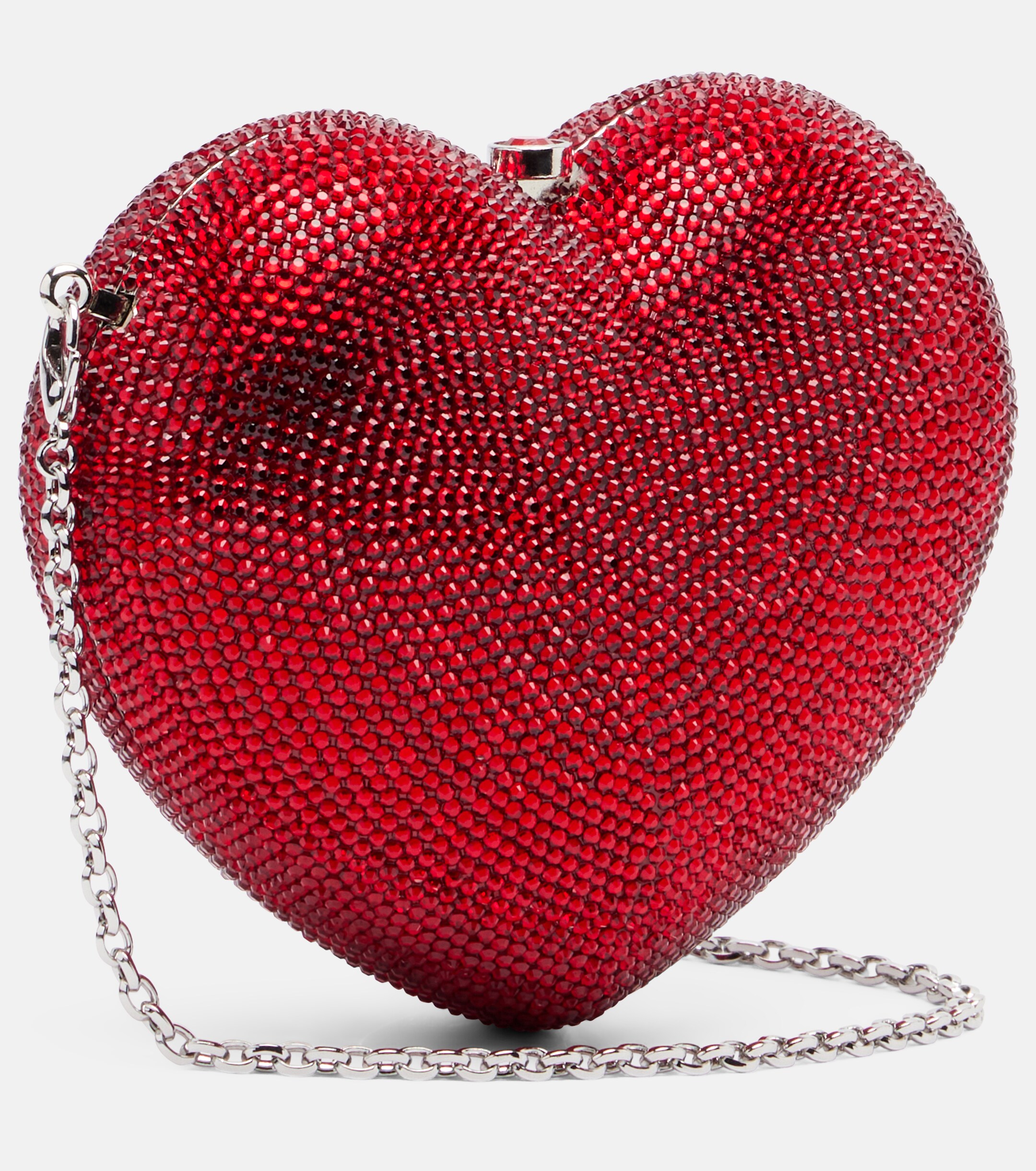 Judith Leiber Couture L'Amour Petit Cœur embellished clutch thumbnail