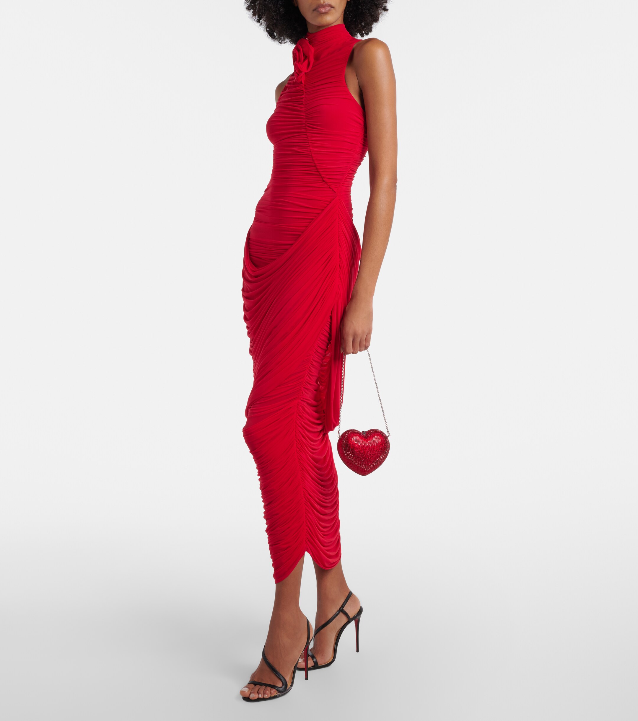 Judith Leiber Couture L'Amour Petit Cœur embellished clutch thumbnail