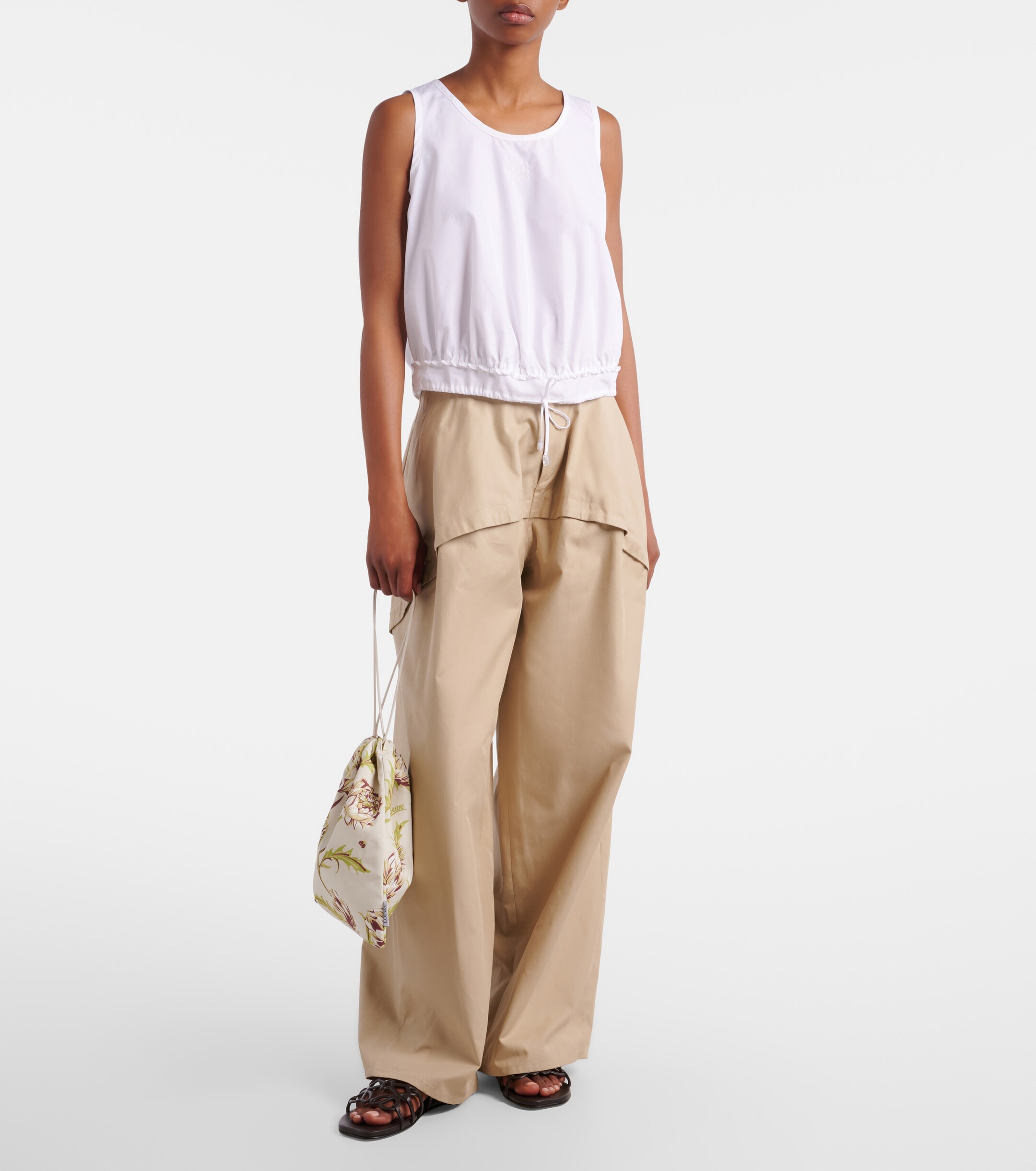 Loewe Paula's Ibiza printed canvas pouch