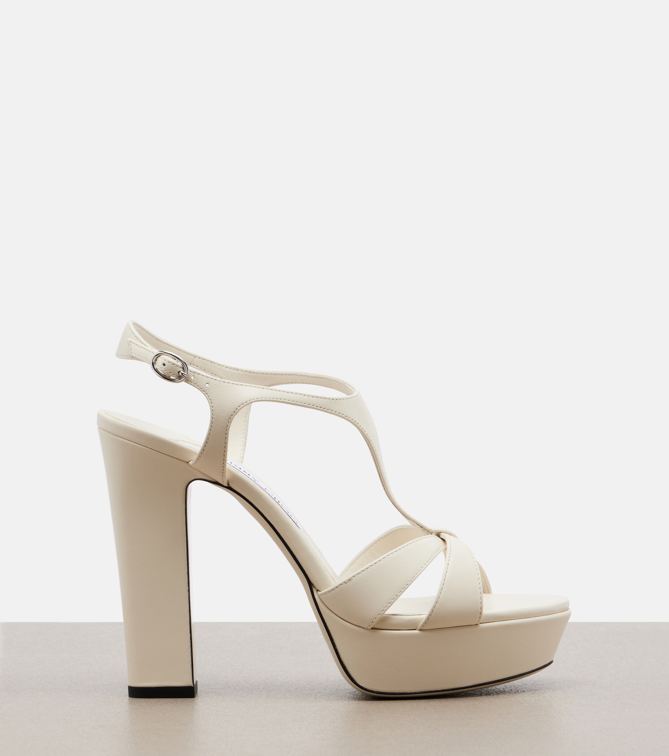 JIMMY CHOO Jimmy Choo Kesia leather platform sandals