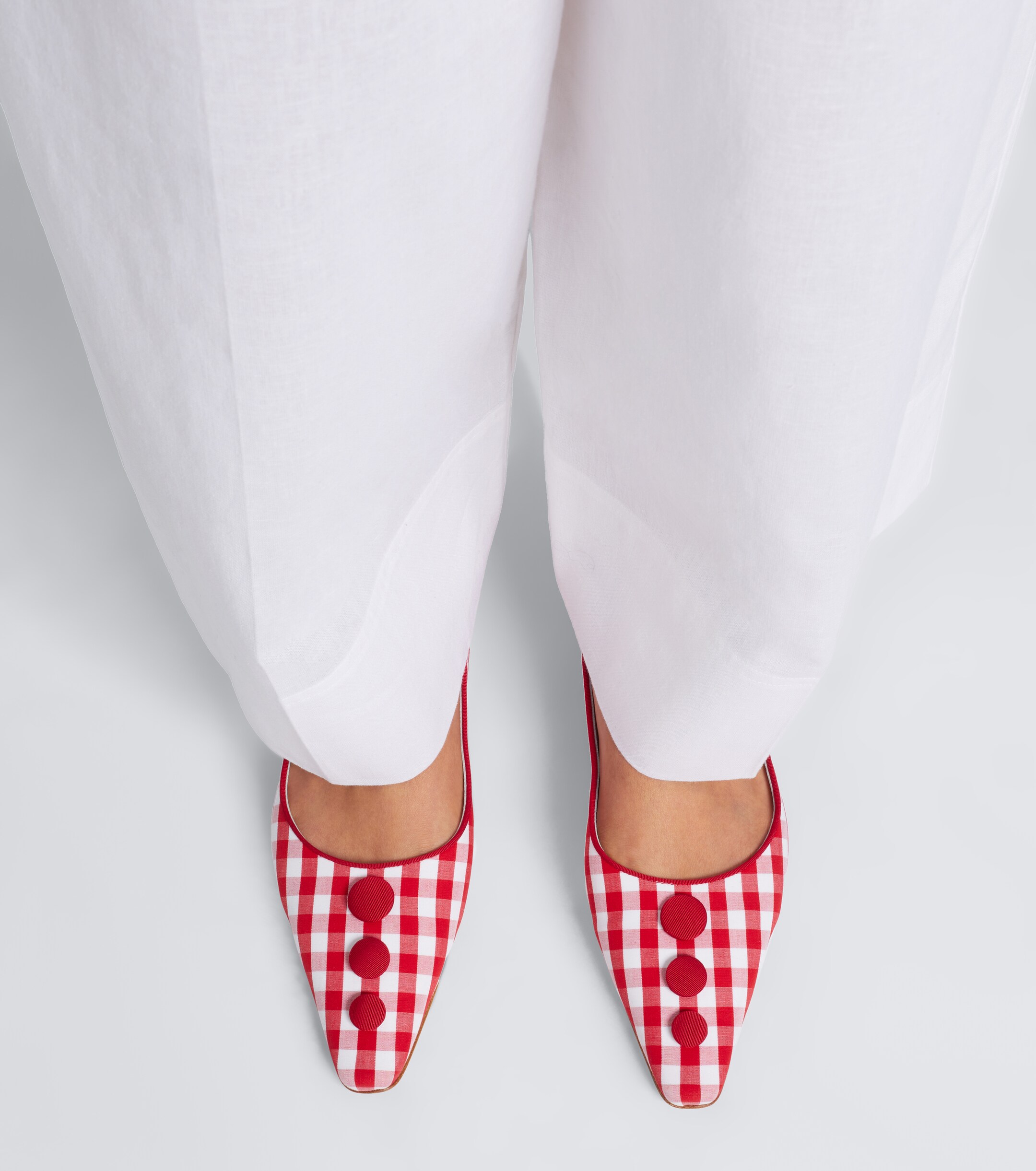 MANOLO BLAHNIK Manolo Blahnik Alexa gingham pumps