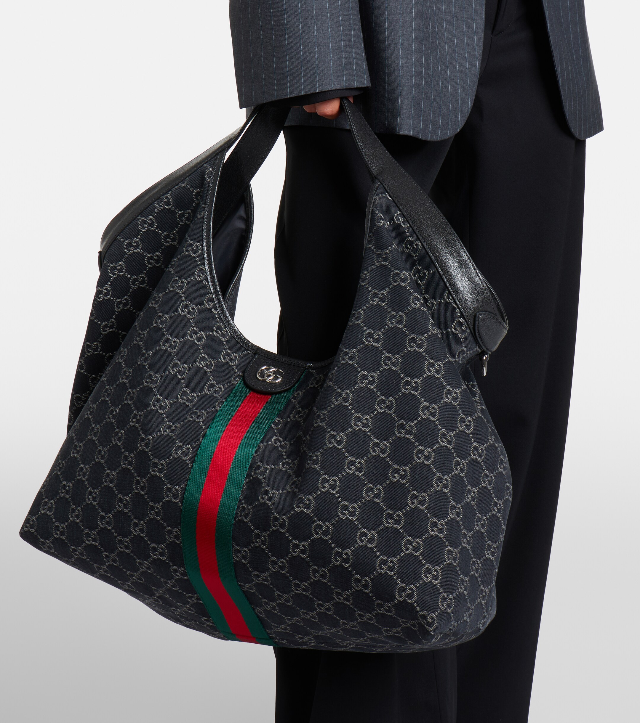 Gucci Gucci Giglio Large GG Canvas tote bag