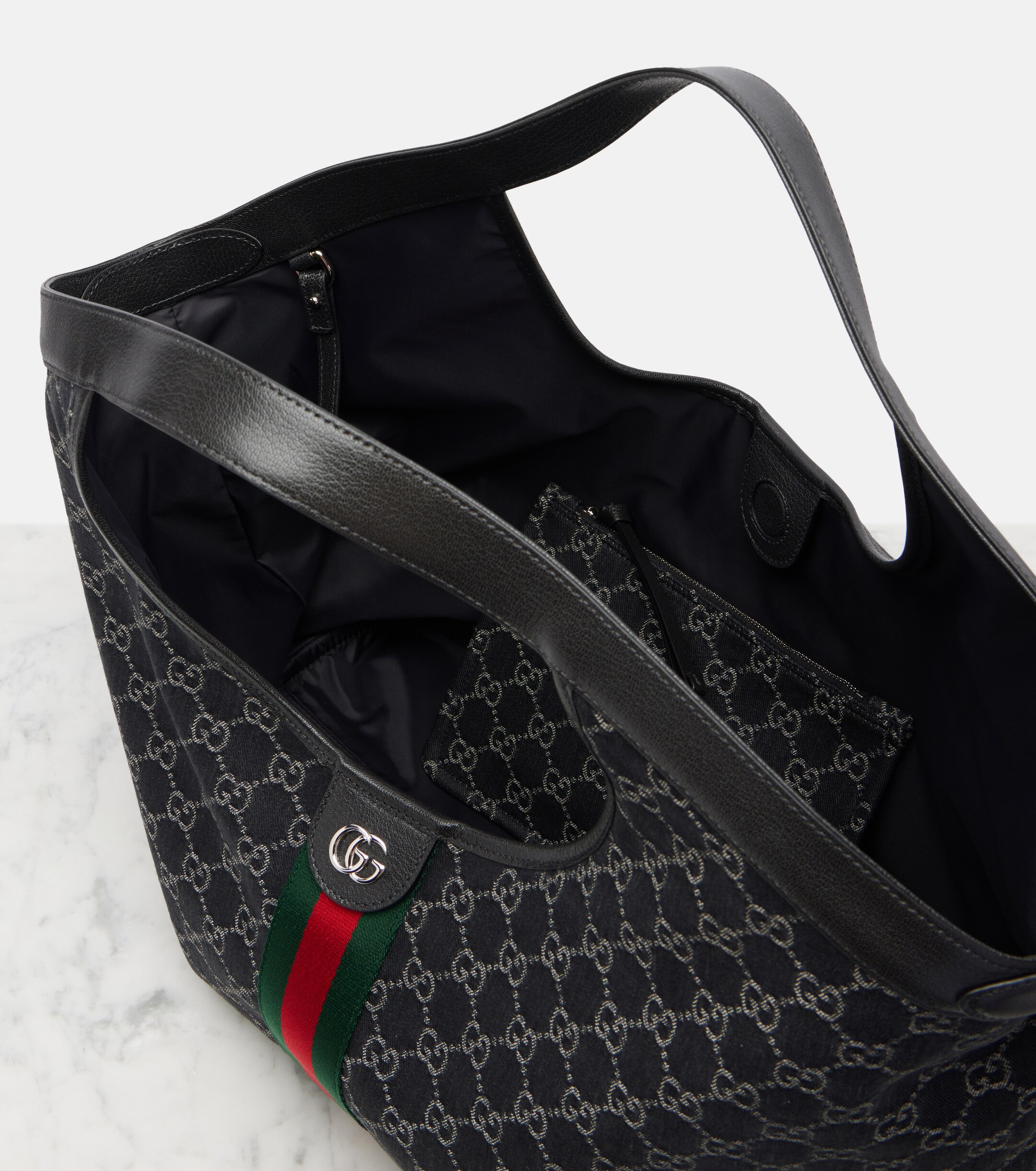 Gucci Gucci Giglio Large GG Canvas tote bag