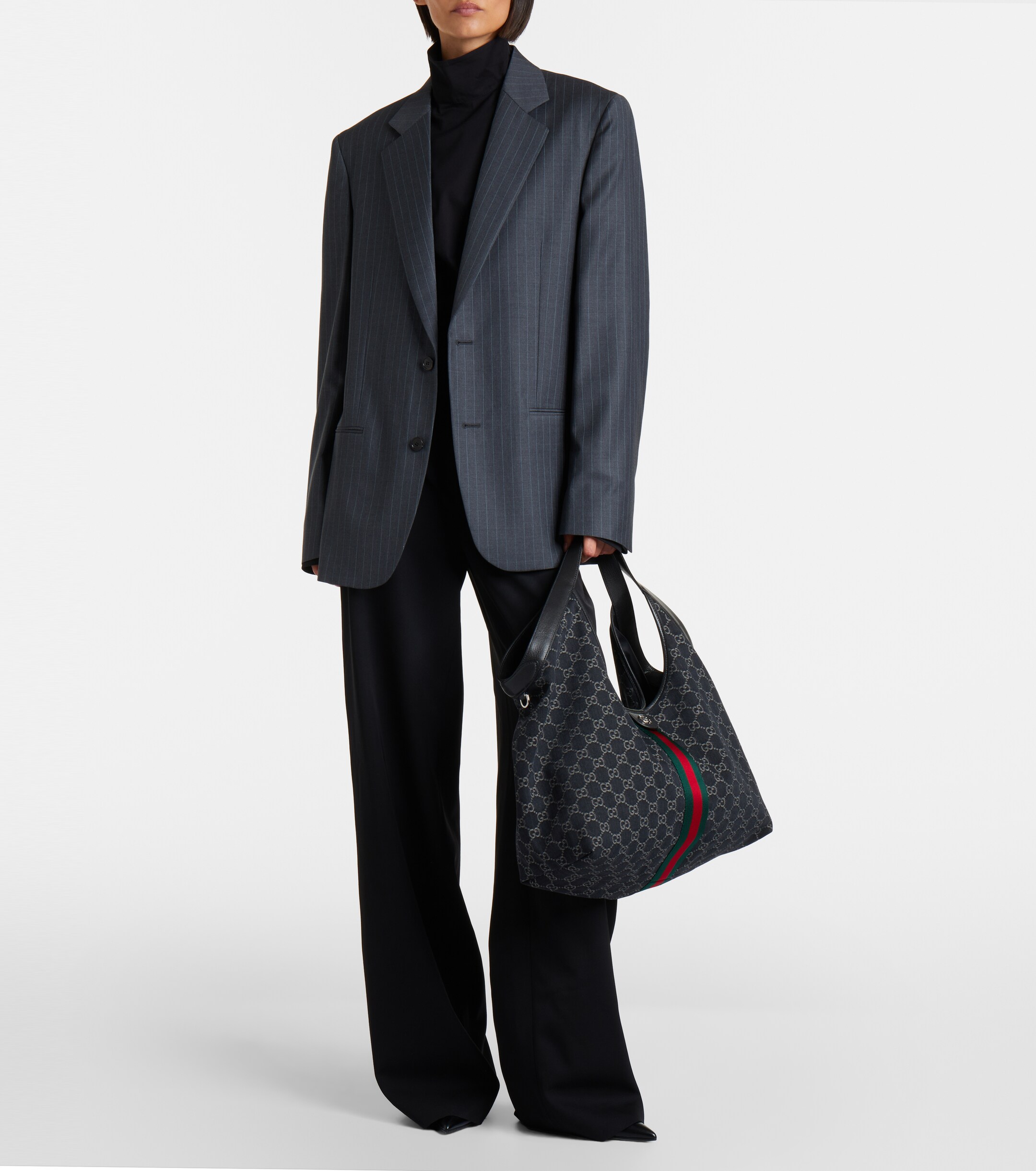 Gucci Gucci Giglio Large GG Canvas tote bag