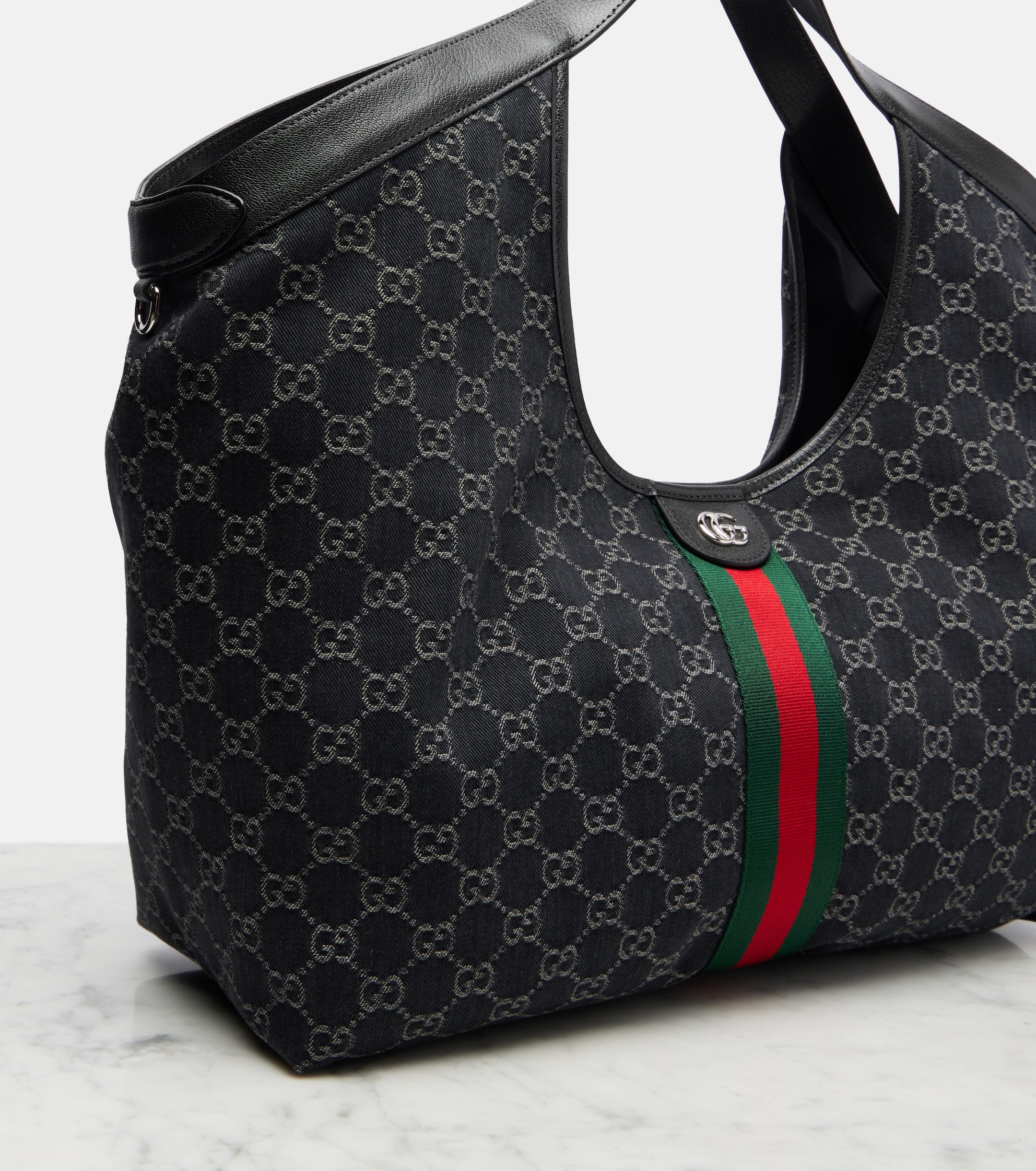 Gucci Gucci Giglio Large GG Canvas tote bag