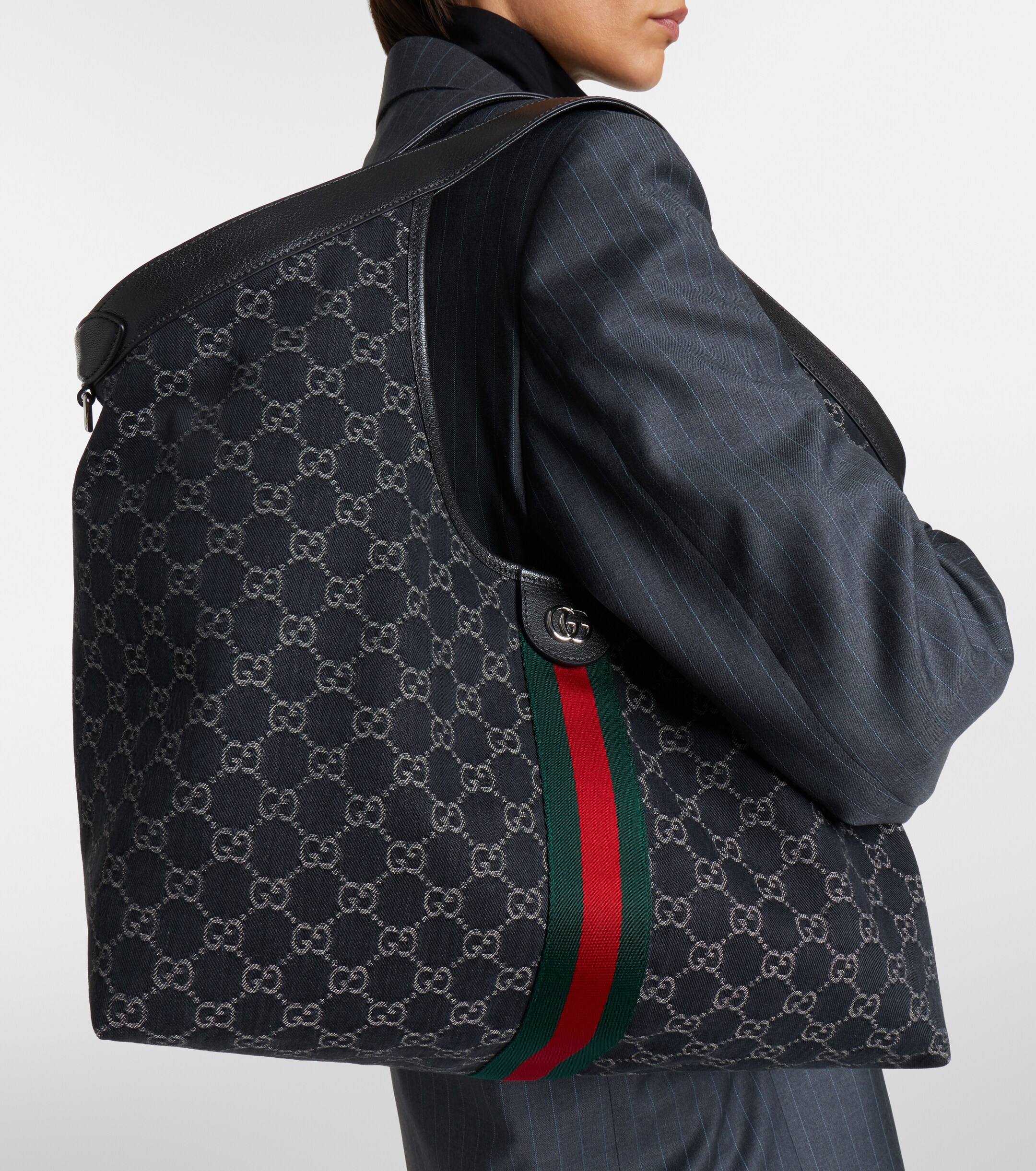 Gucci Gucci Giglio Large GG Canvas tote bag