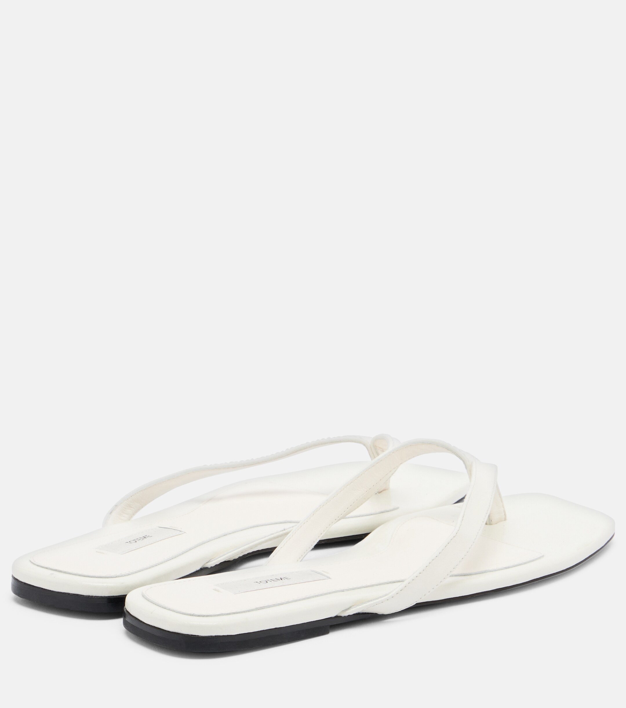 TOTEME Toteme Leather thong sandals