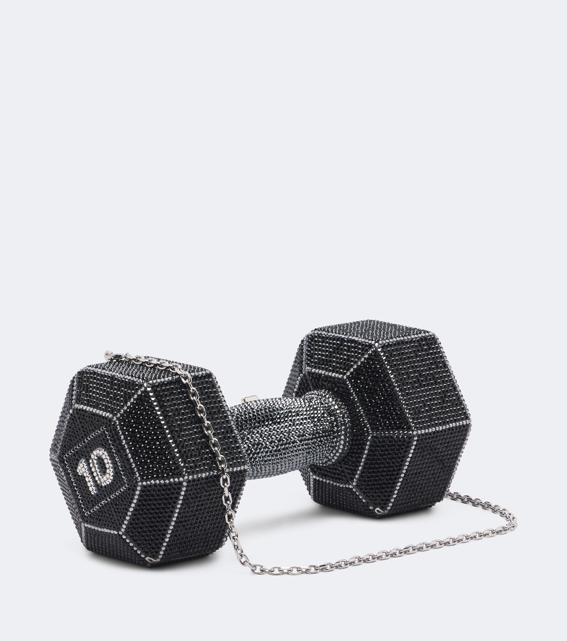 Judith Leiber Couture Judith Leiber Couture Dumbbell crystal-embellished clutch