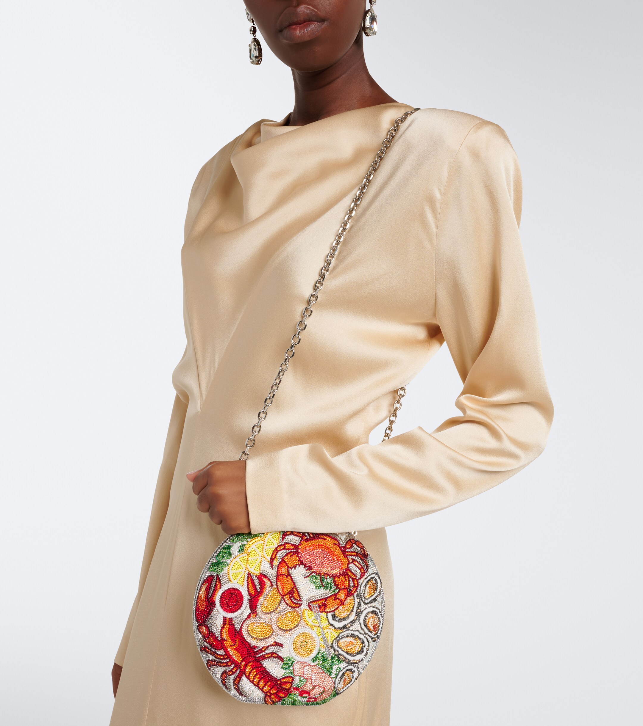 Judith Leiber Couture Judith Leiber Couture Seacuterie crystal-embellished clutch