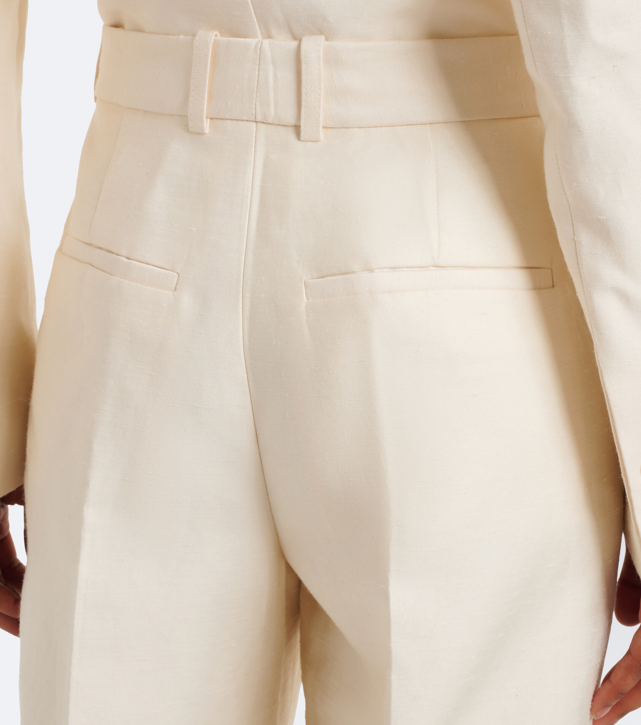 JOSEPH Joseph Mitae cotton, linen, and silk-blend wide-leg pants
