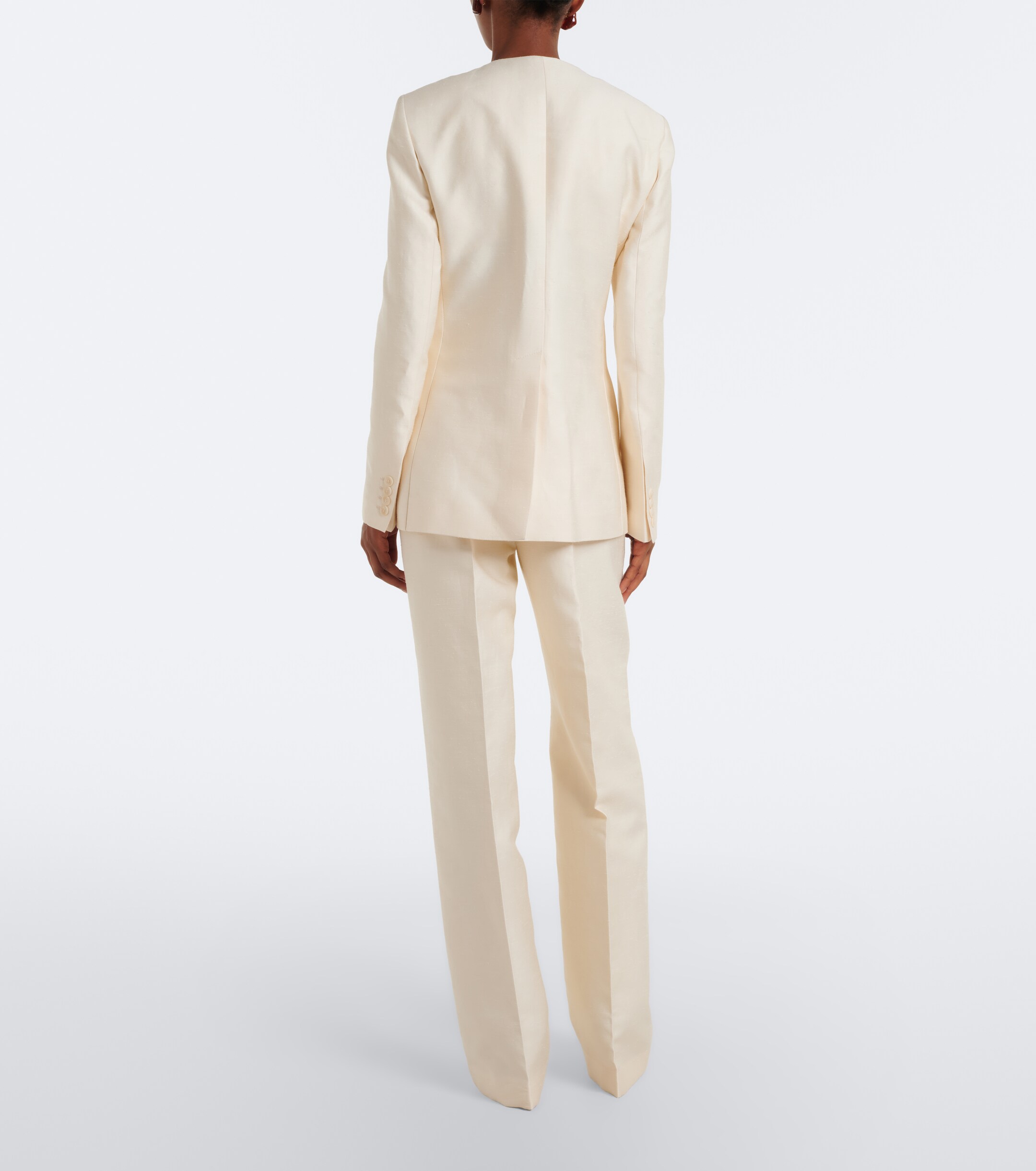 JOSEPH Joseph Mitae cotton, linen, and silk-blend wide-leg pants