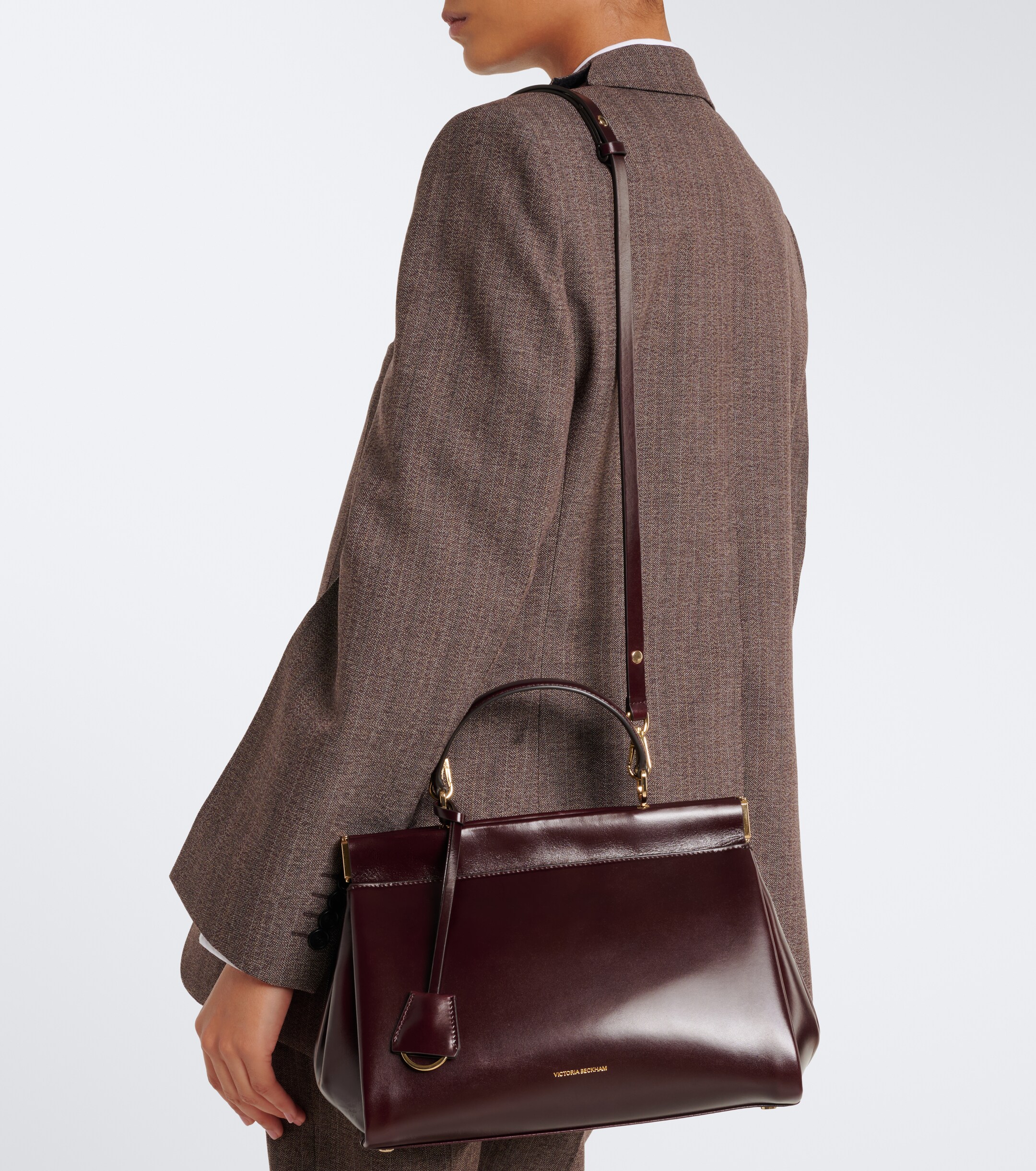 Victoria Beckham Victoria Beckham Sloane Frame leather top-handle bag