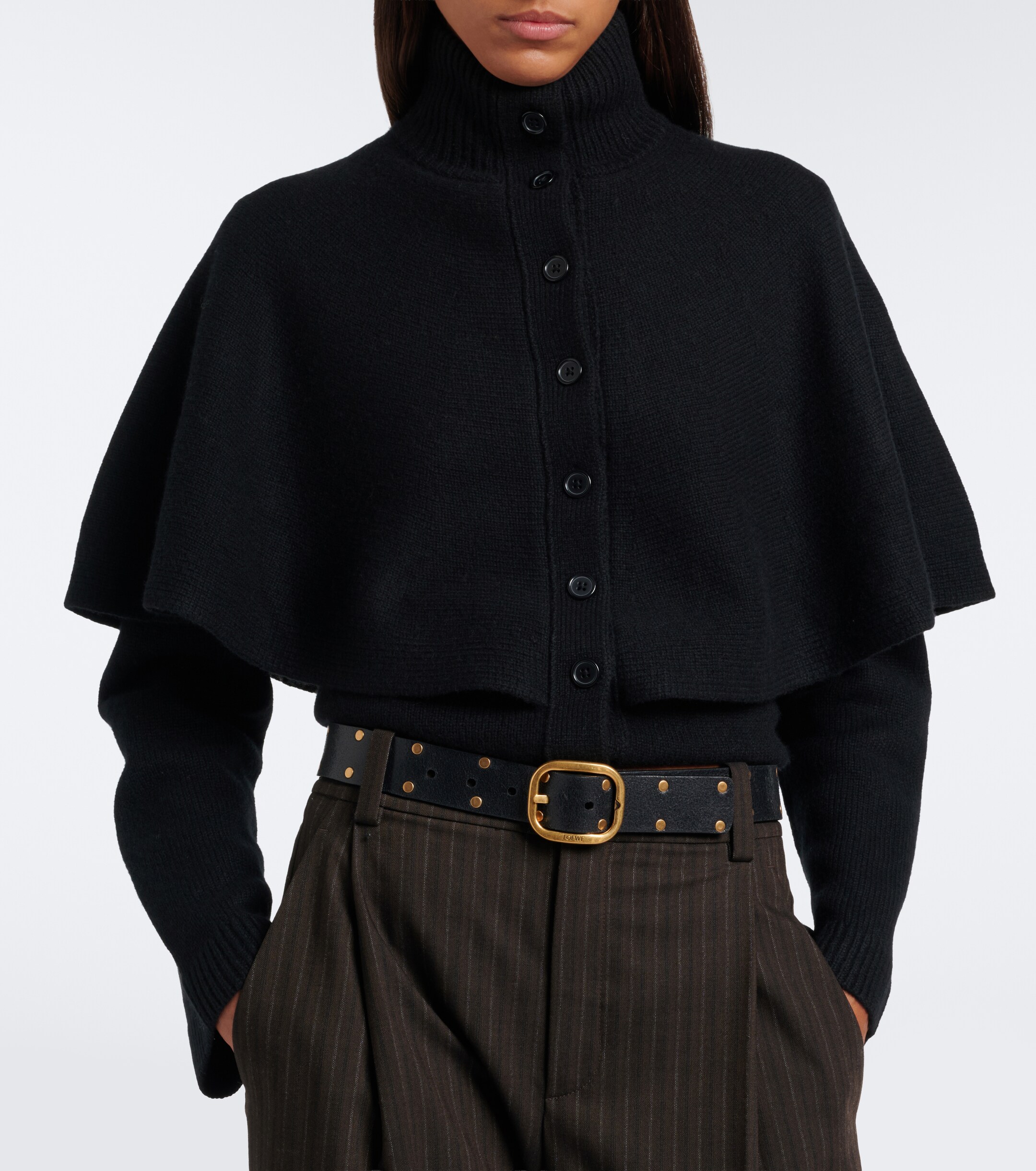 Vince Vince Caped wool-blend cardigan