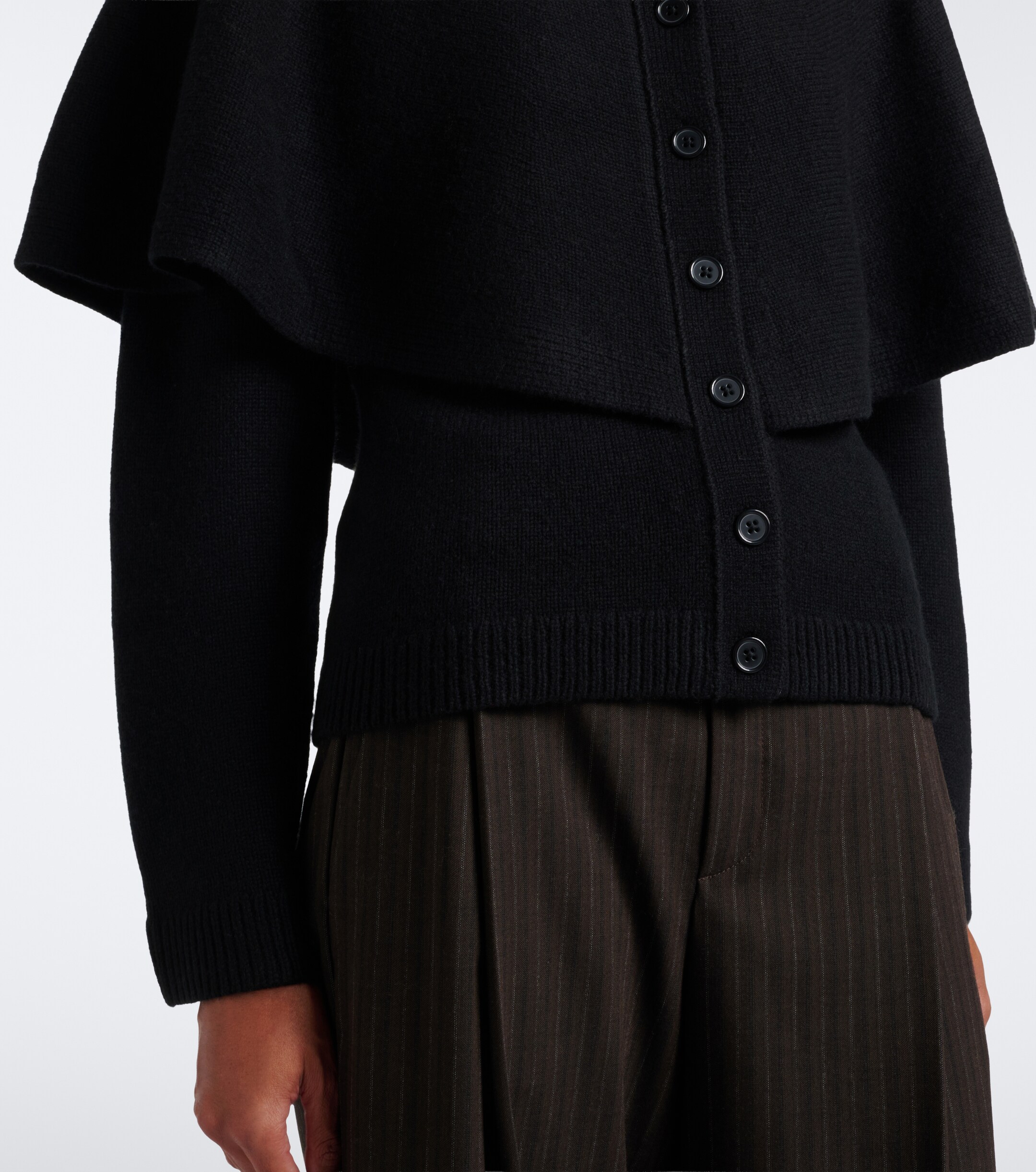 Vince Vince Caped wool-blend cardigan