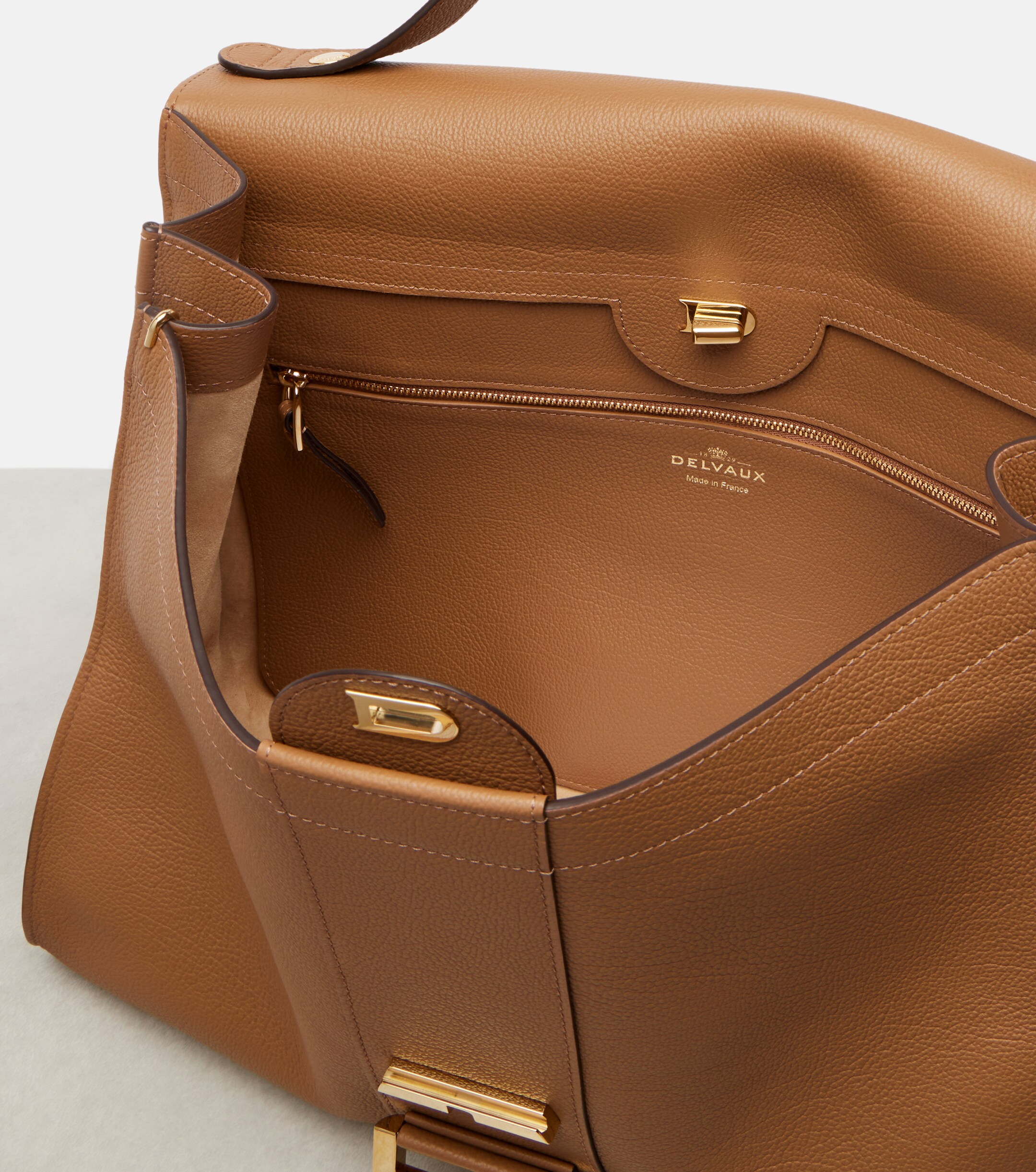 Delvaux Brillant Large leather shoulder bag thumbnail