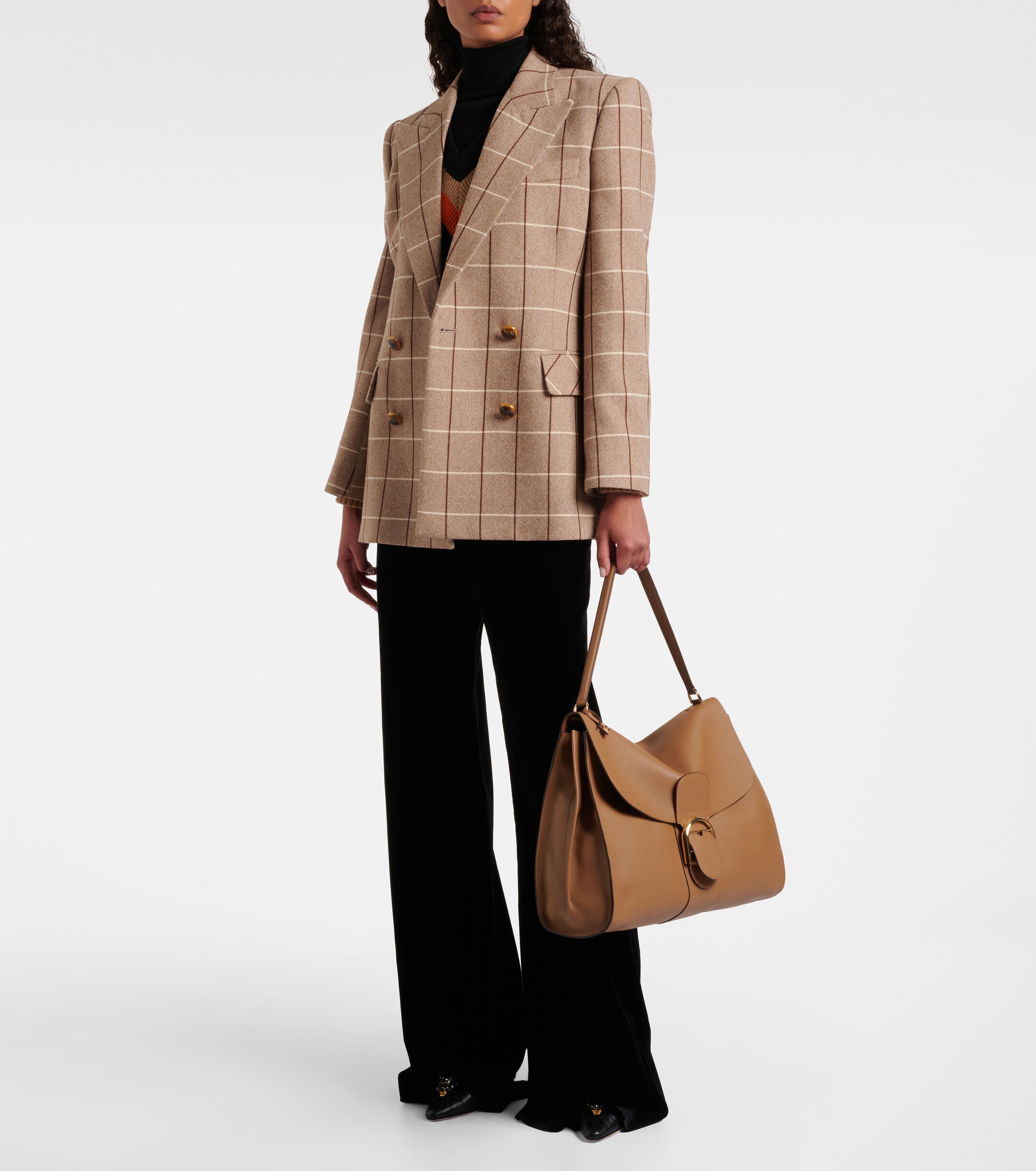 Delvaux Brillant Large leather shoulder bag thumbnail