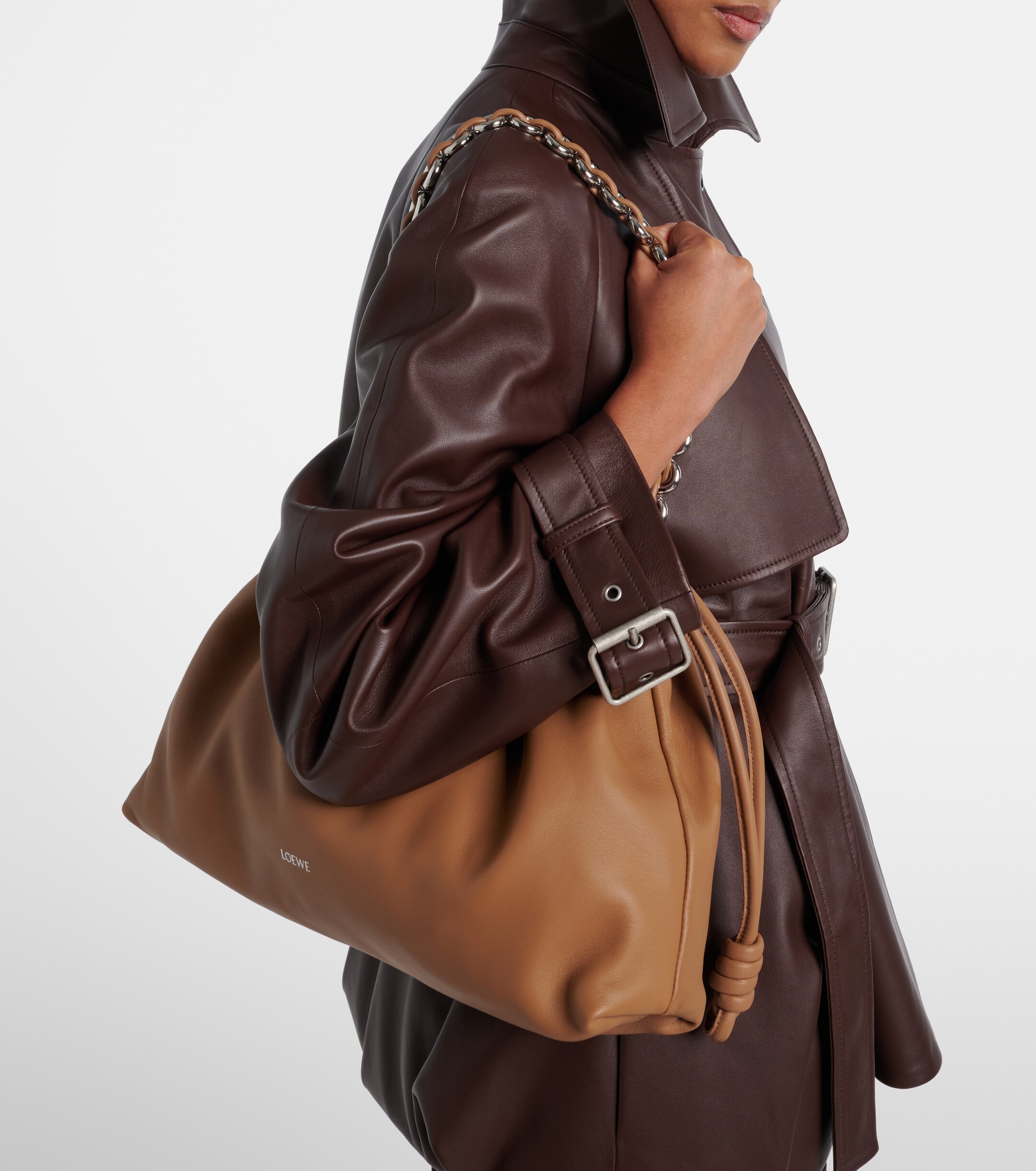 Loewe Flamenco Large leather shoulder bag