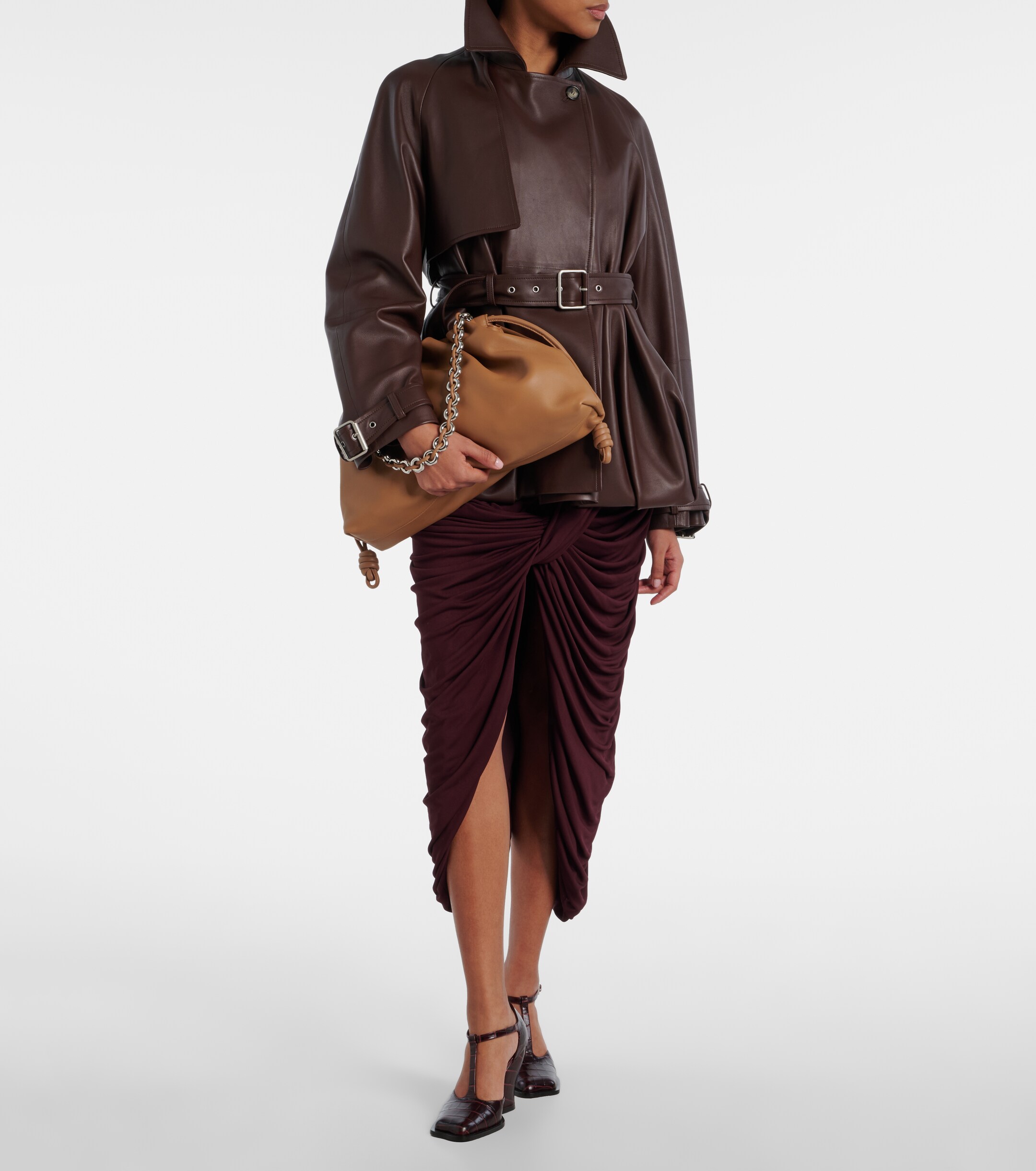 Loewe Flamenco Large leather shoulder bag