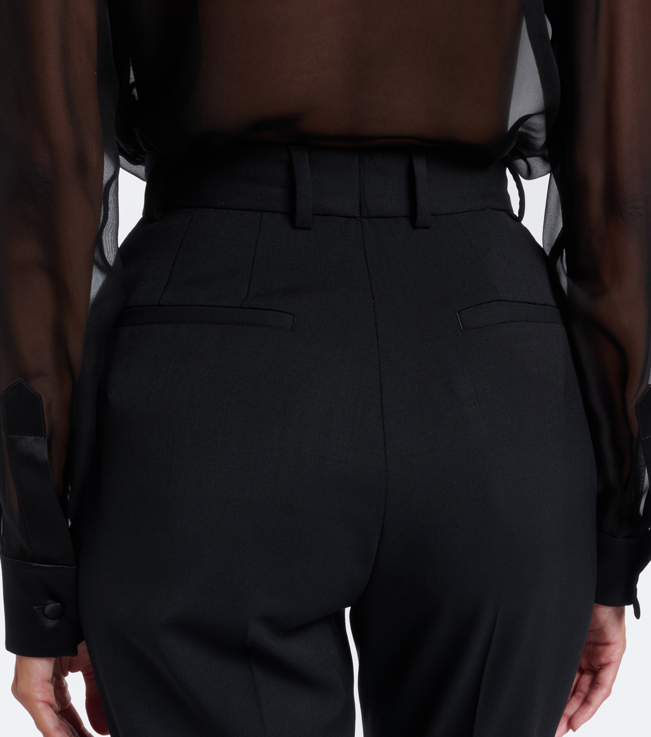 Dolce&Gabbana Dolce & Gabbana Wool-blend slim pants