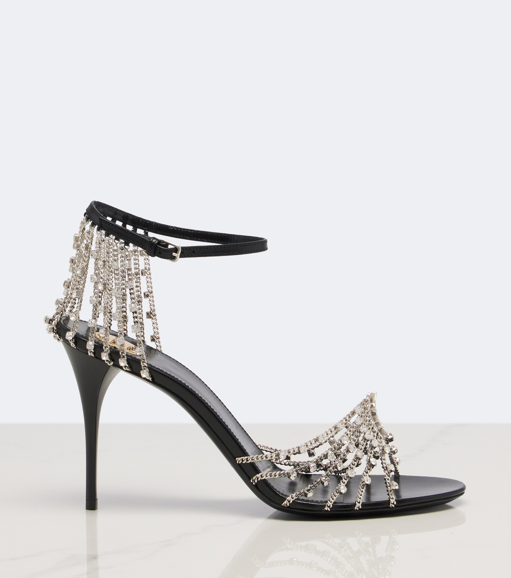 Saint Laurent Saint Laurent Babylone embellished sandals