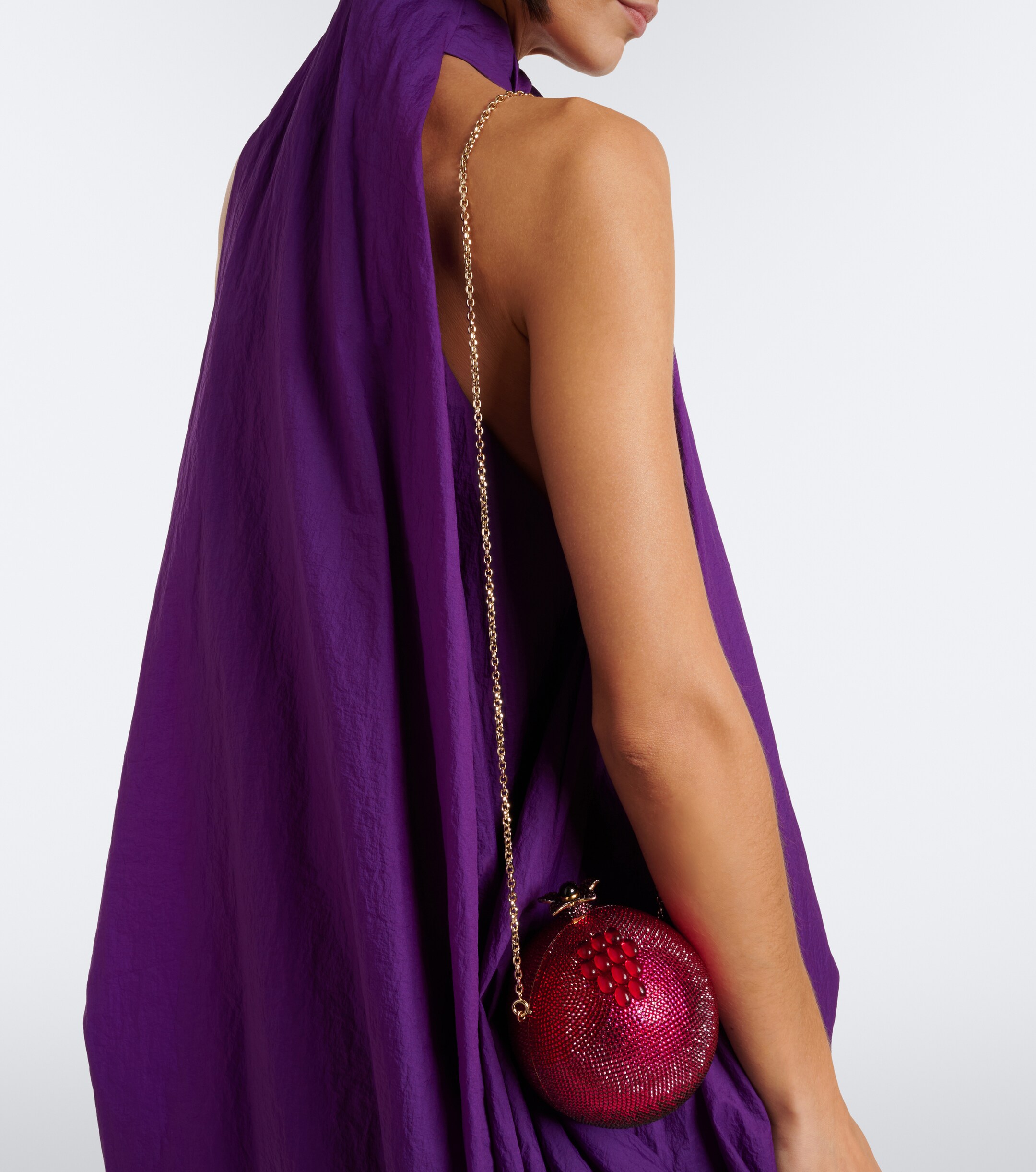 Judith Leiber Couture Judith Leiber Couture Pomegranate crystal-embellished clutch