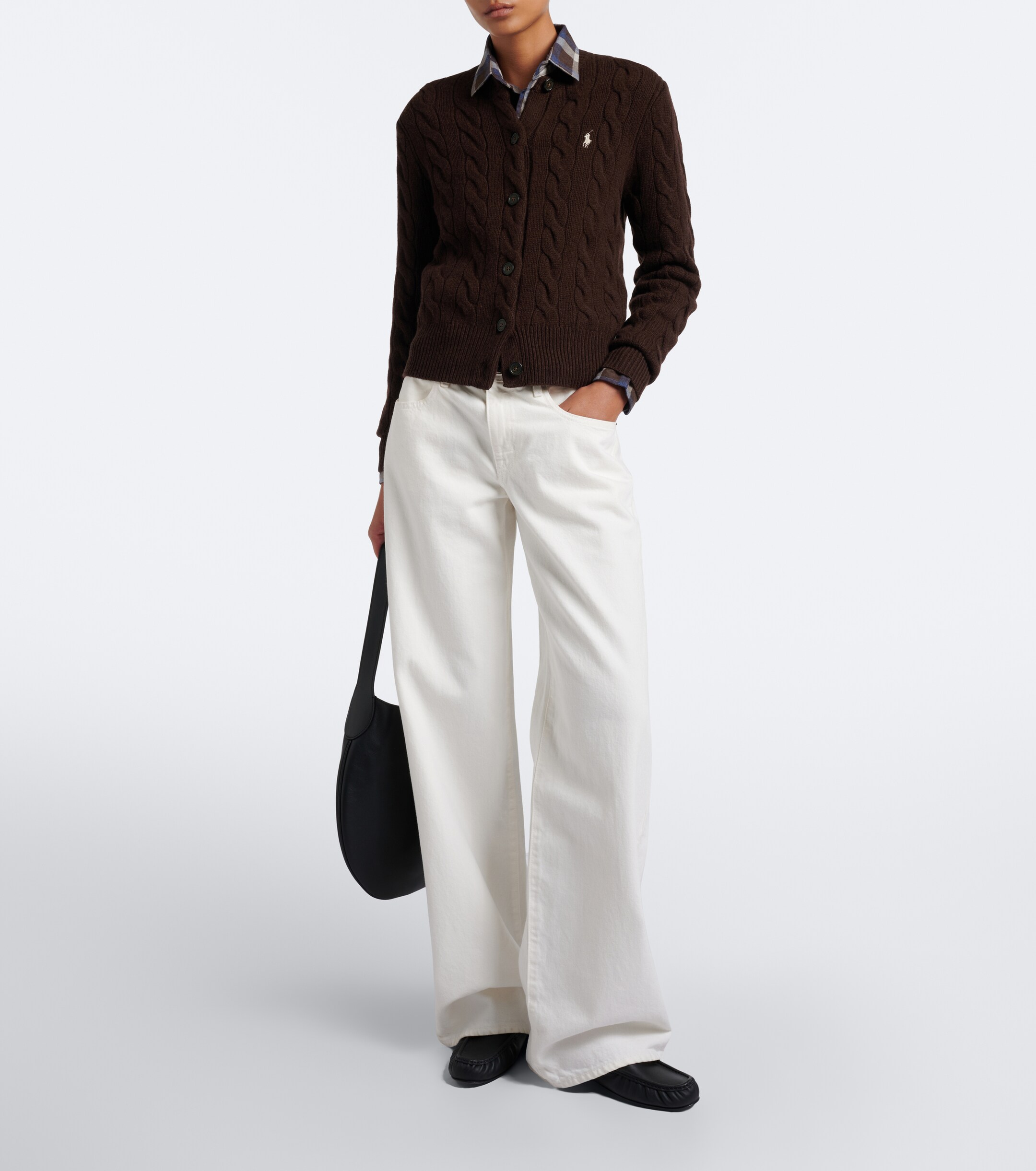 Polo Ralph Lauren Polo Ralph Lauren Cable-knit wool and cashmere cardigan