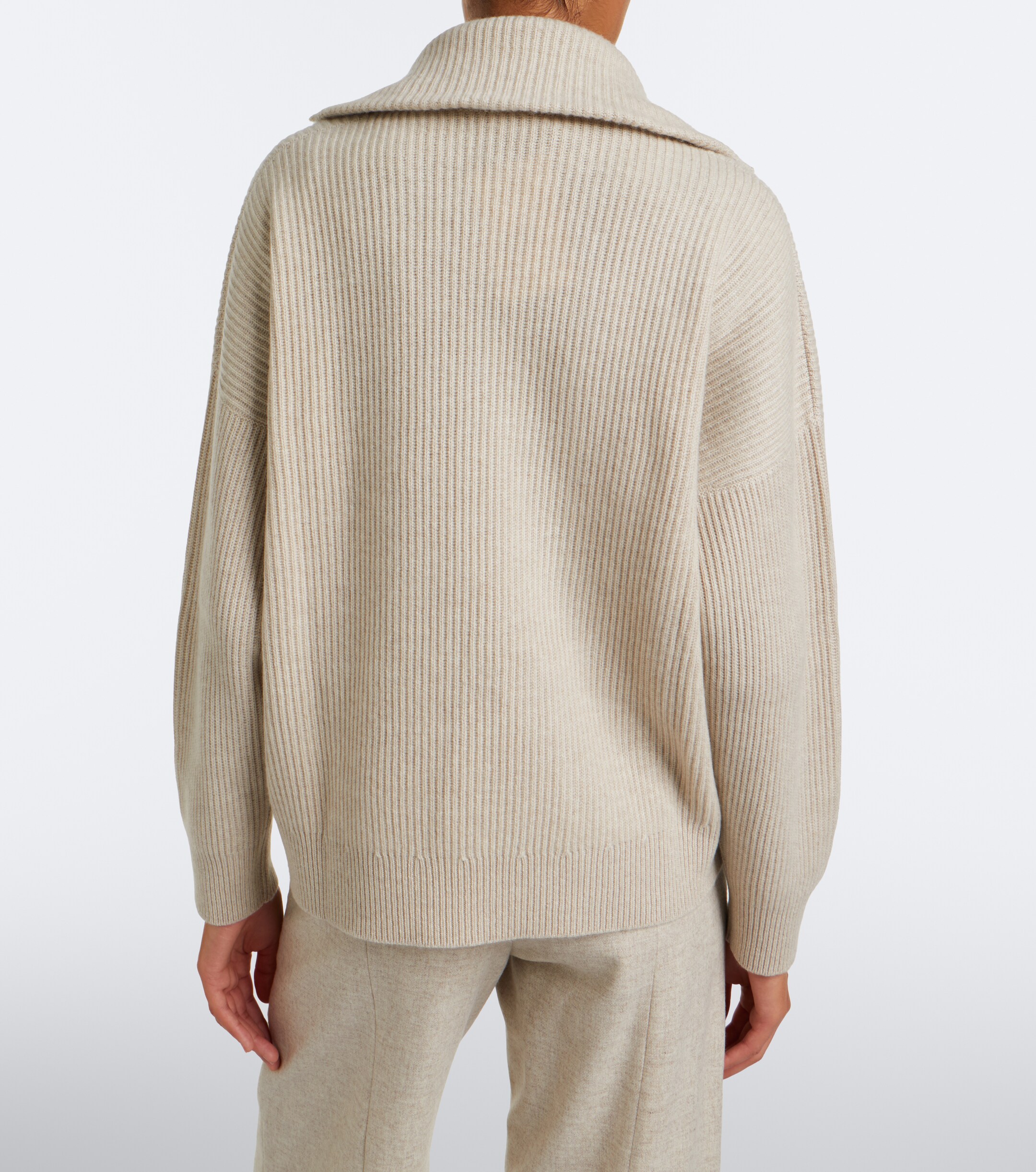 Brunello Cucinelli Brunello Cucinelli Monili cashmere half-zip sweater