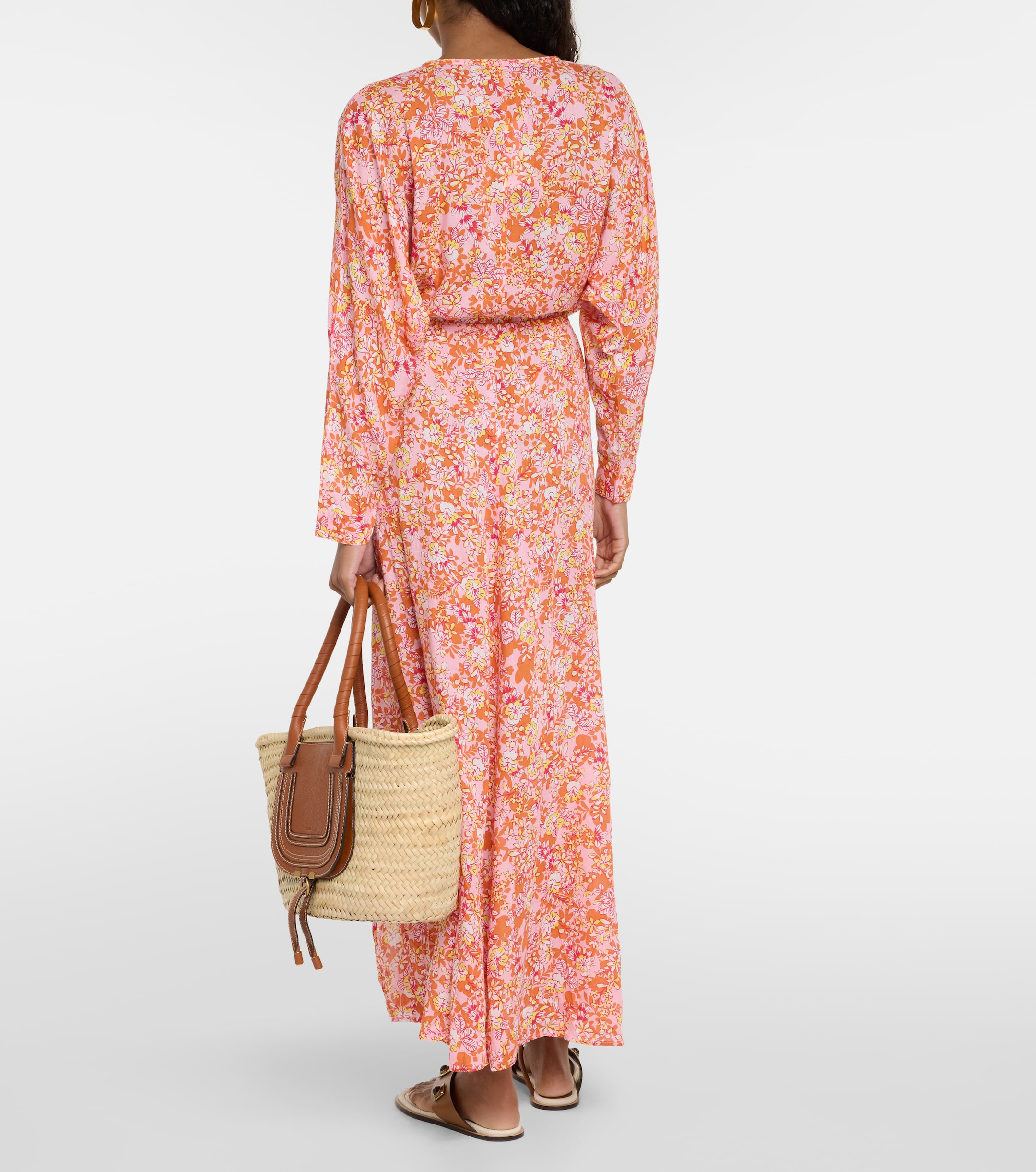 Poupette St Barth Ilona floral midi dress