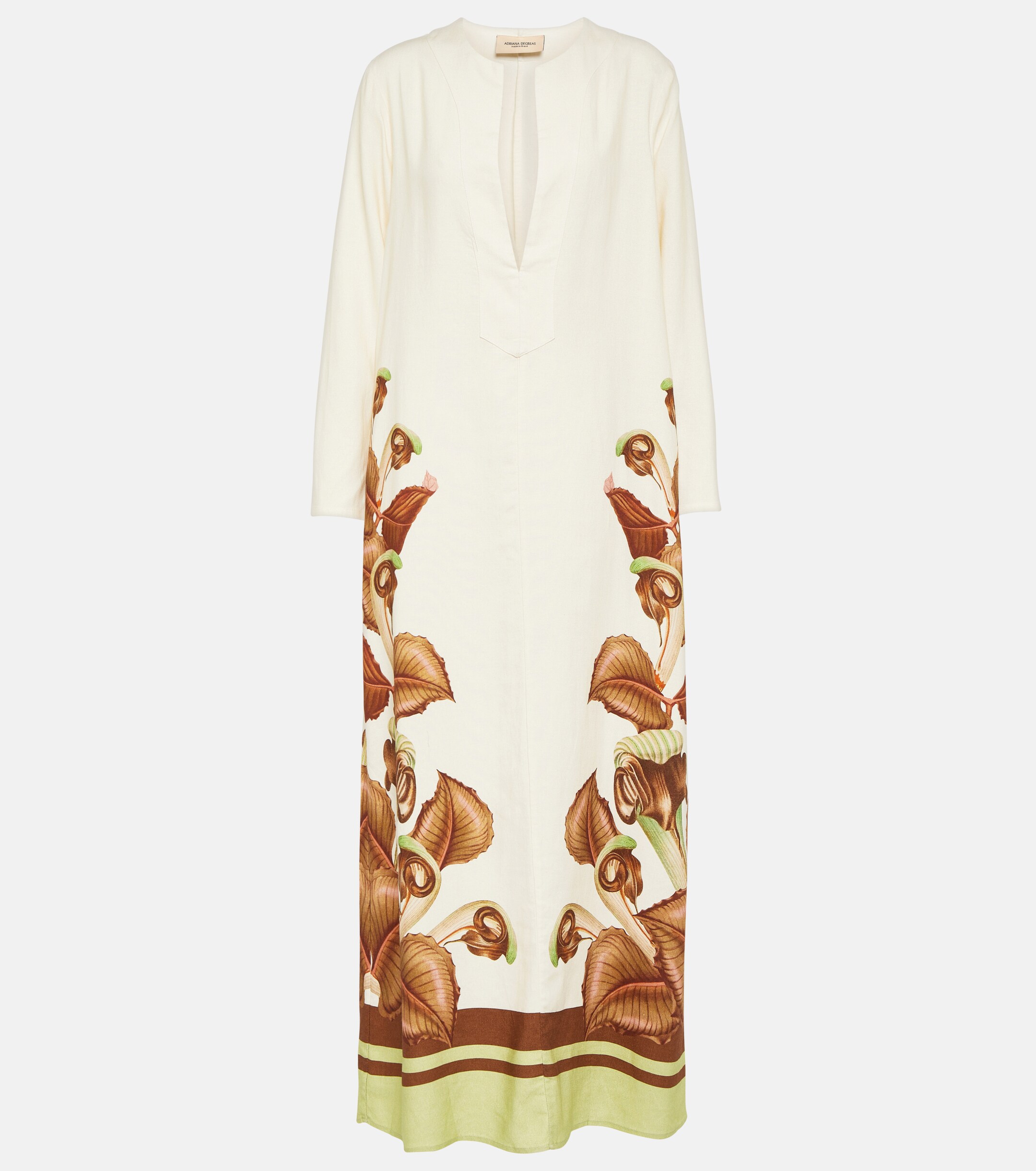 Adriana Degreas Arisaema printed maxi dress thumbnail