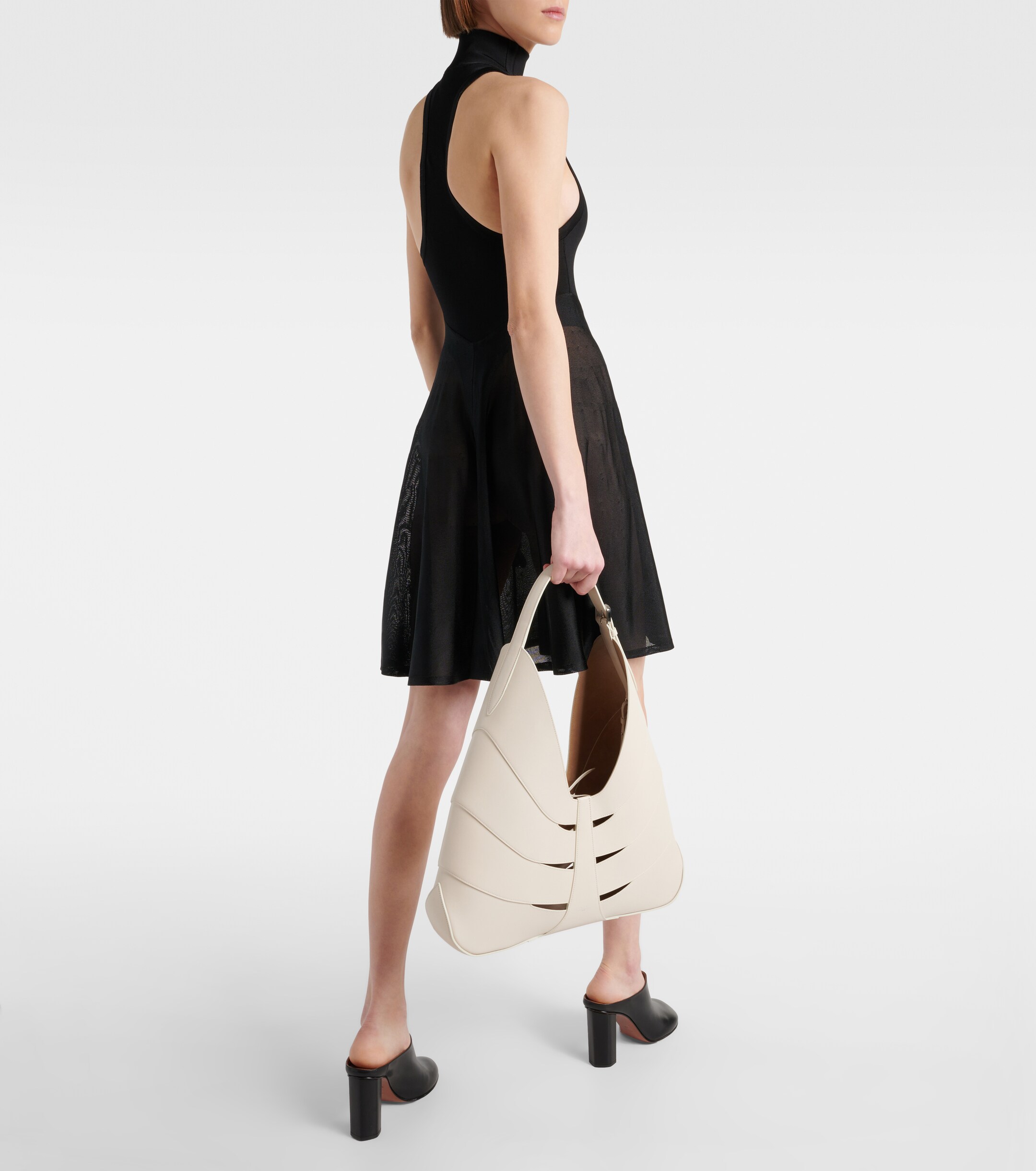 Alaïa Delta leather shoulder bag