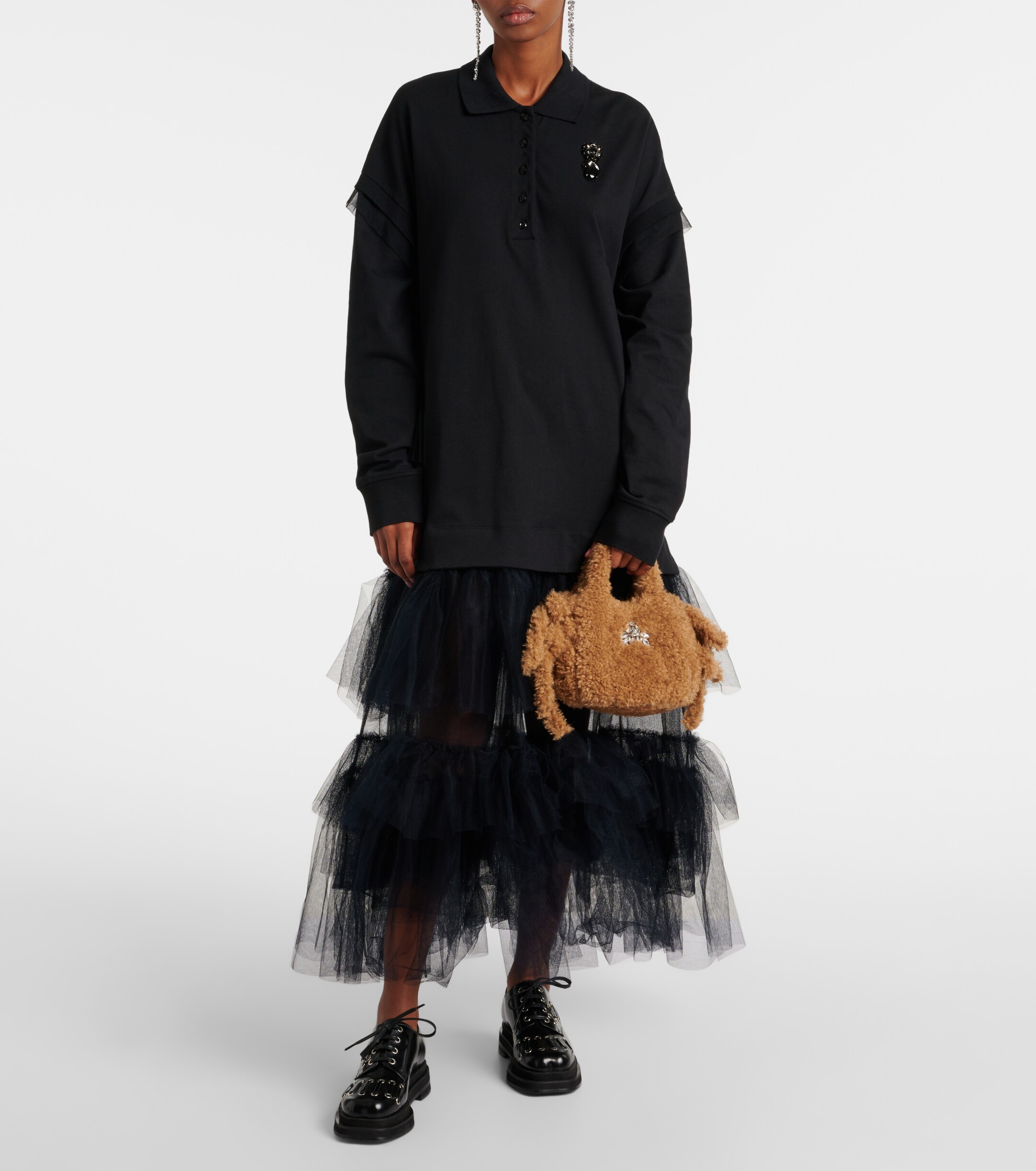 Simone Rocha Baby Egg teddy tote bag