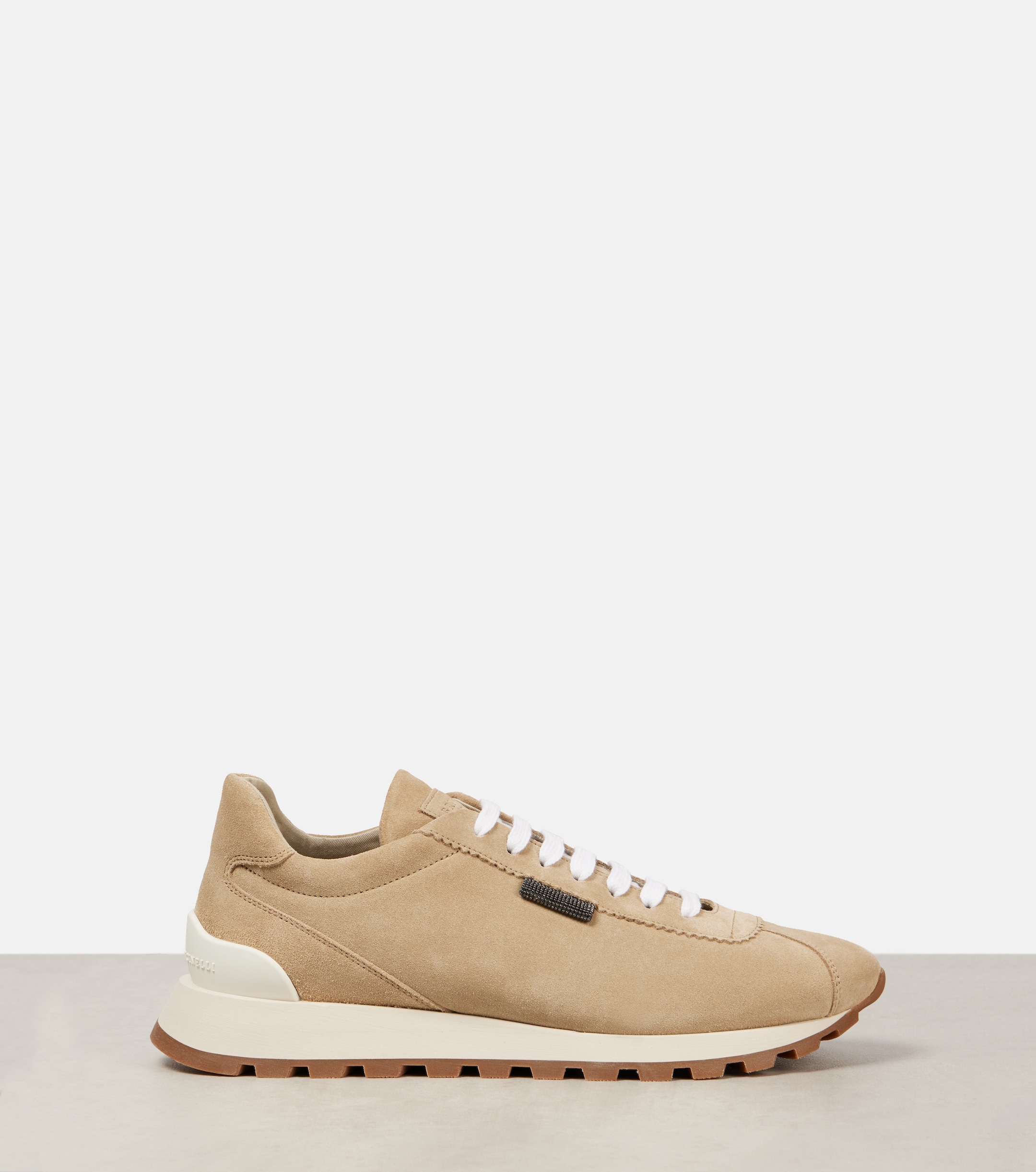 Brunello Cucinelli Monili suede sneakers thumbnail