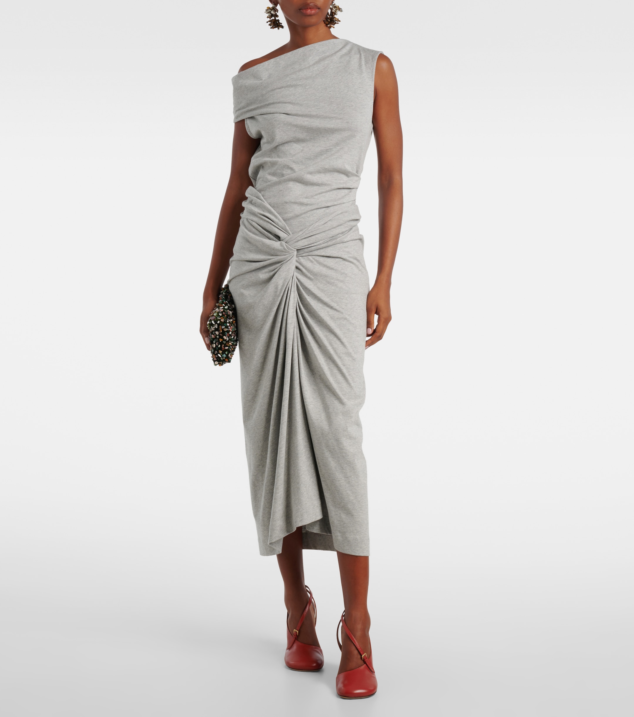 Dries Van Noten - Draped cotton jersey top | Plush