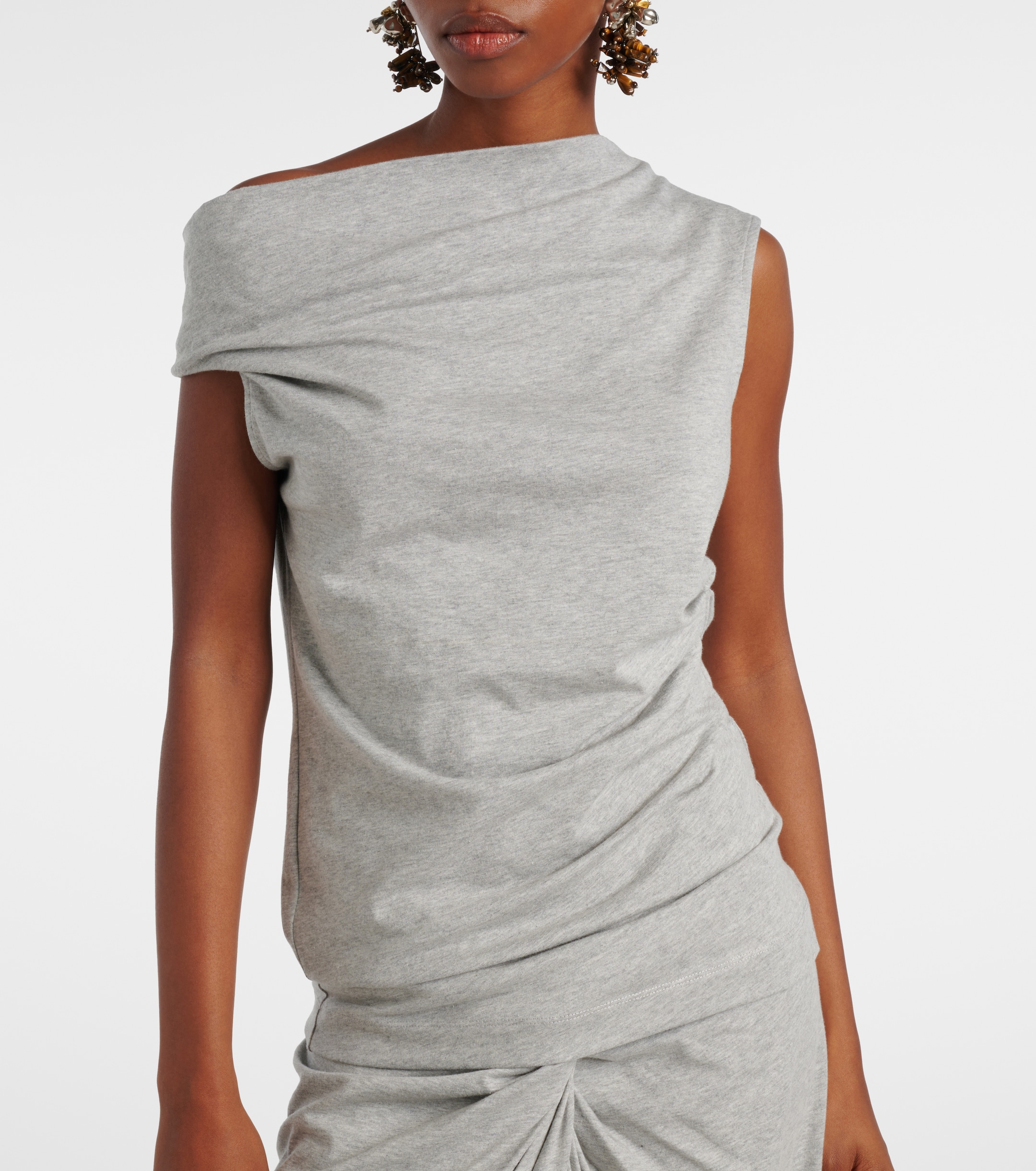Dries Van Noten - Draped cotton jersey top | Plush