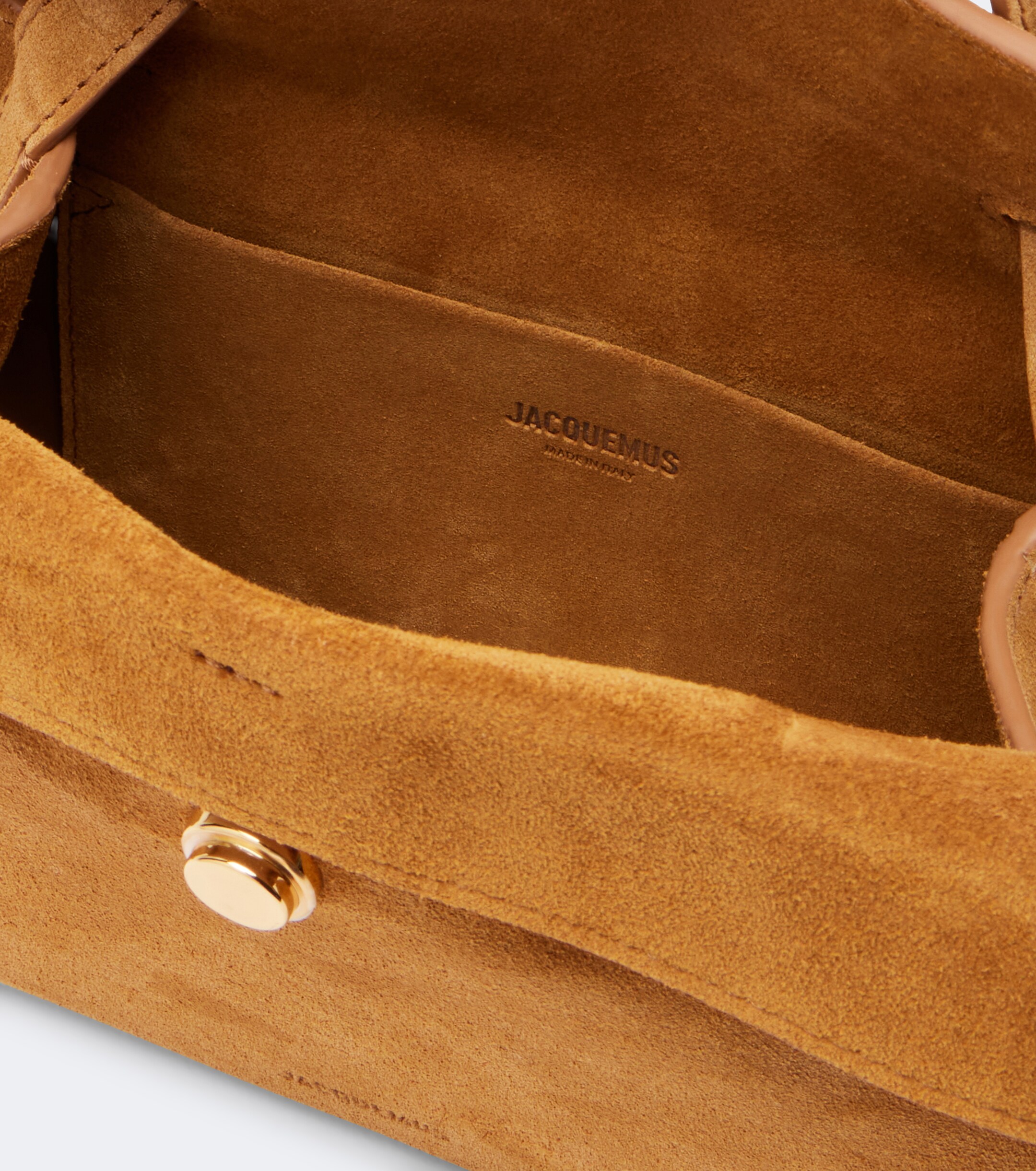 Jacquemus Valerie Small suede top-handle bag
