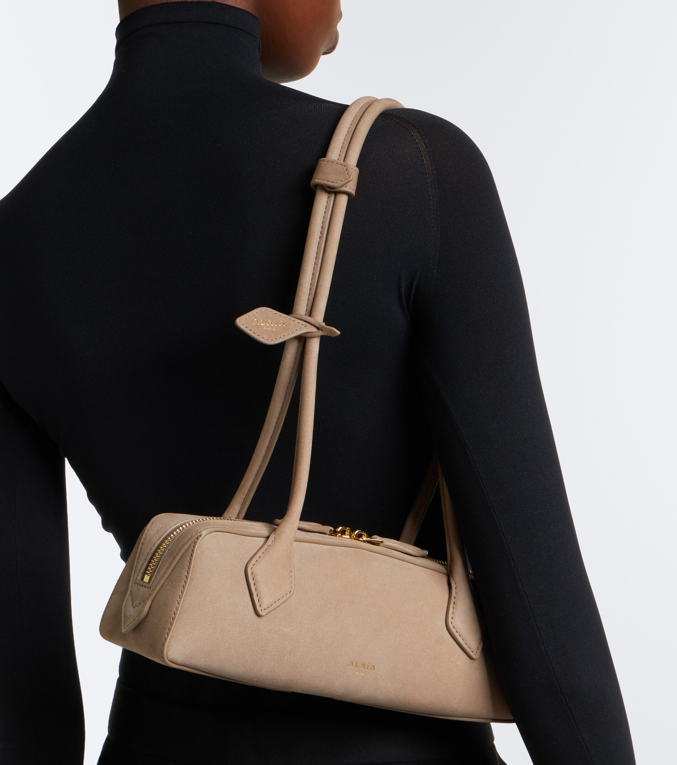 Alaïa Le Teckel Small leather shoulder bag