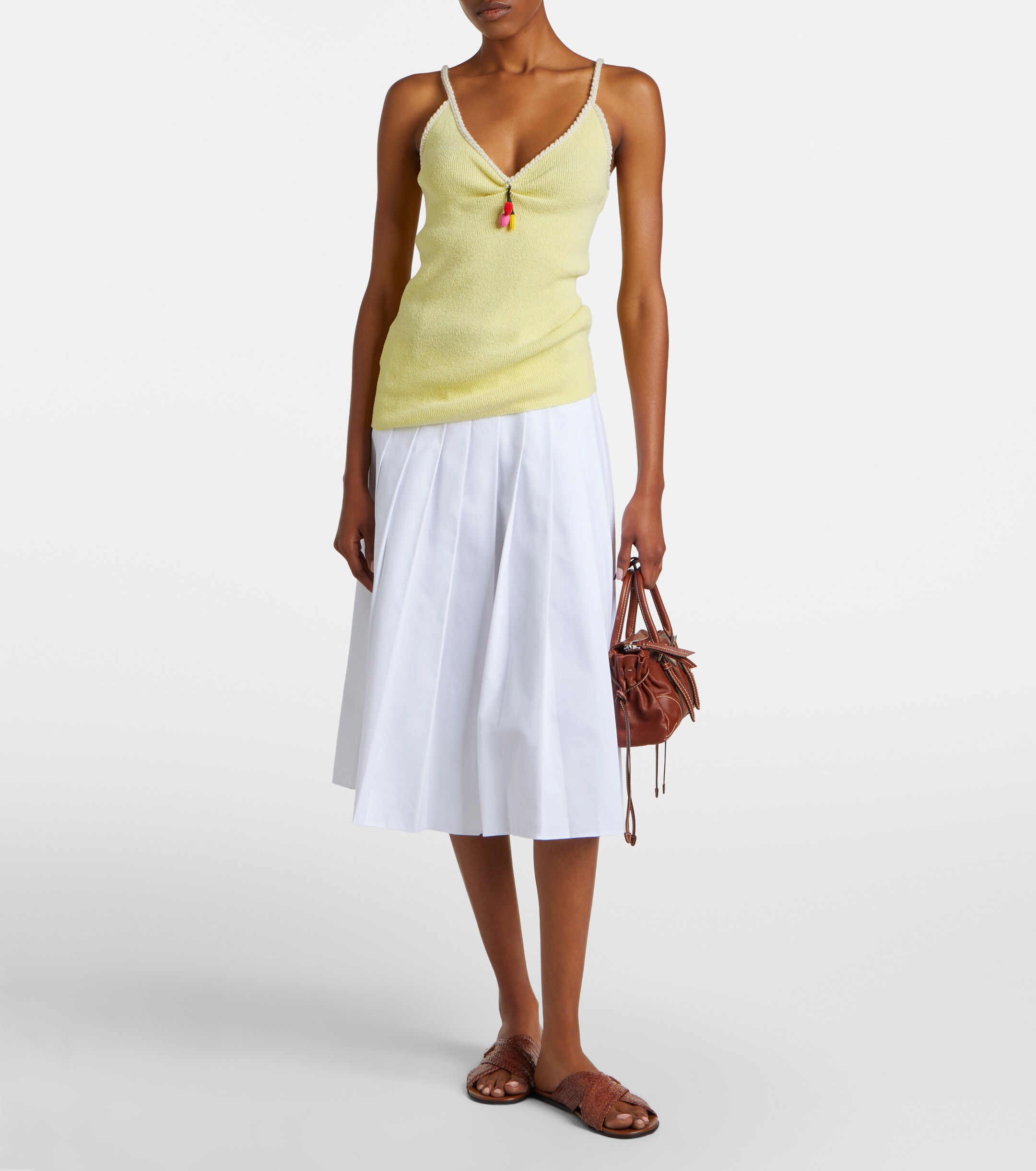 Prada Prada Bonnie Small leather top-handle bag