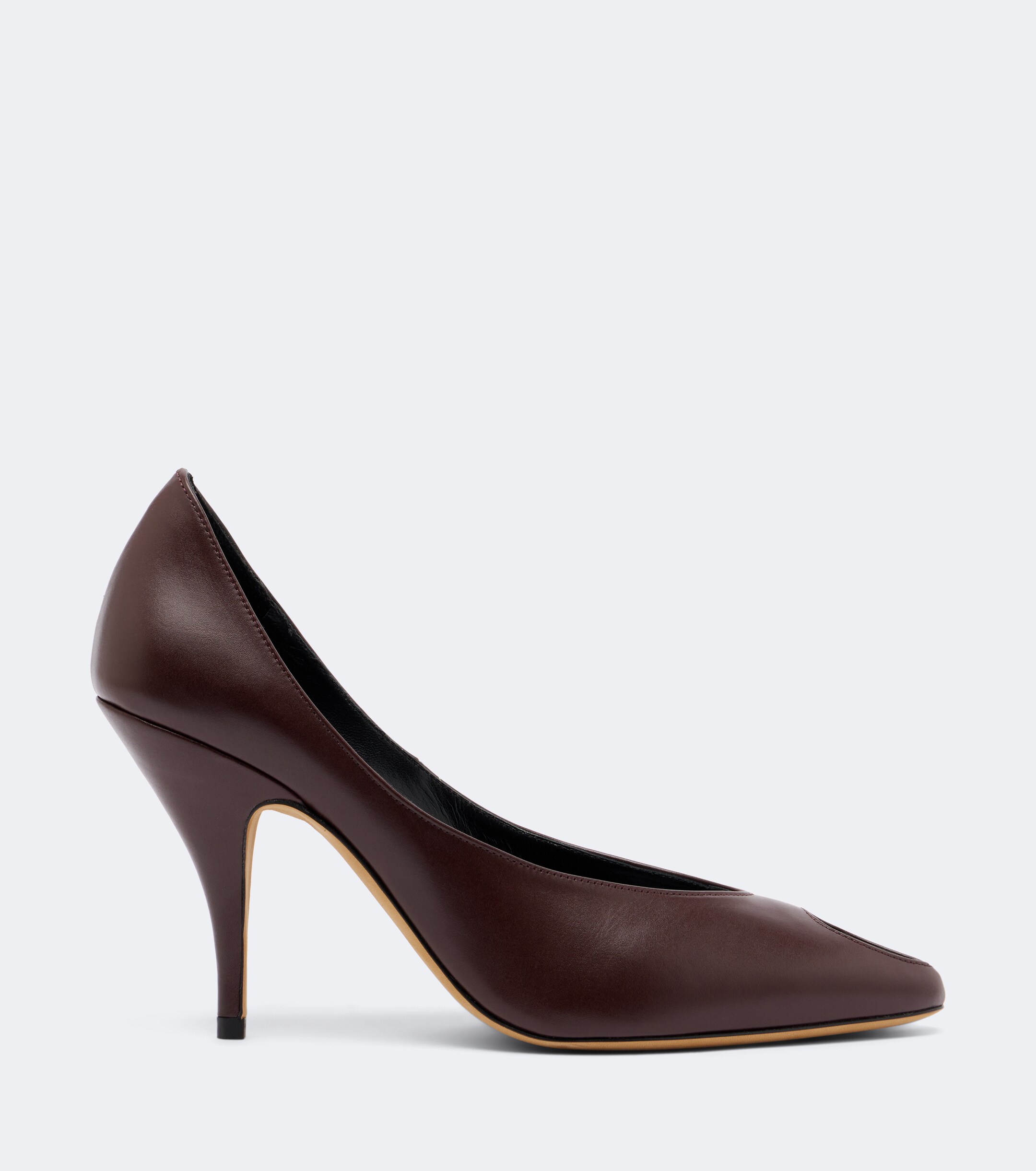 Jude JUDE Icon leather peep-toe pumps