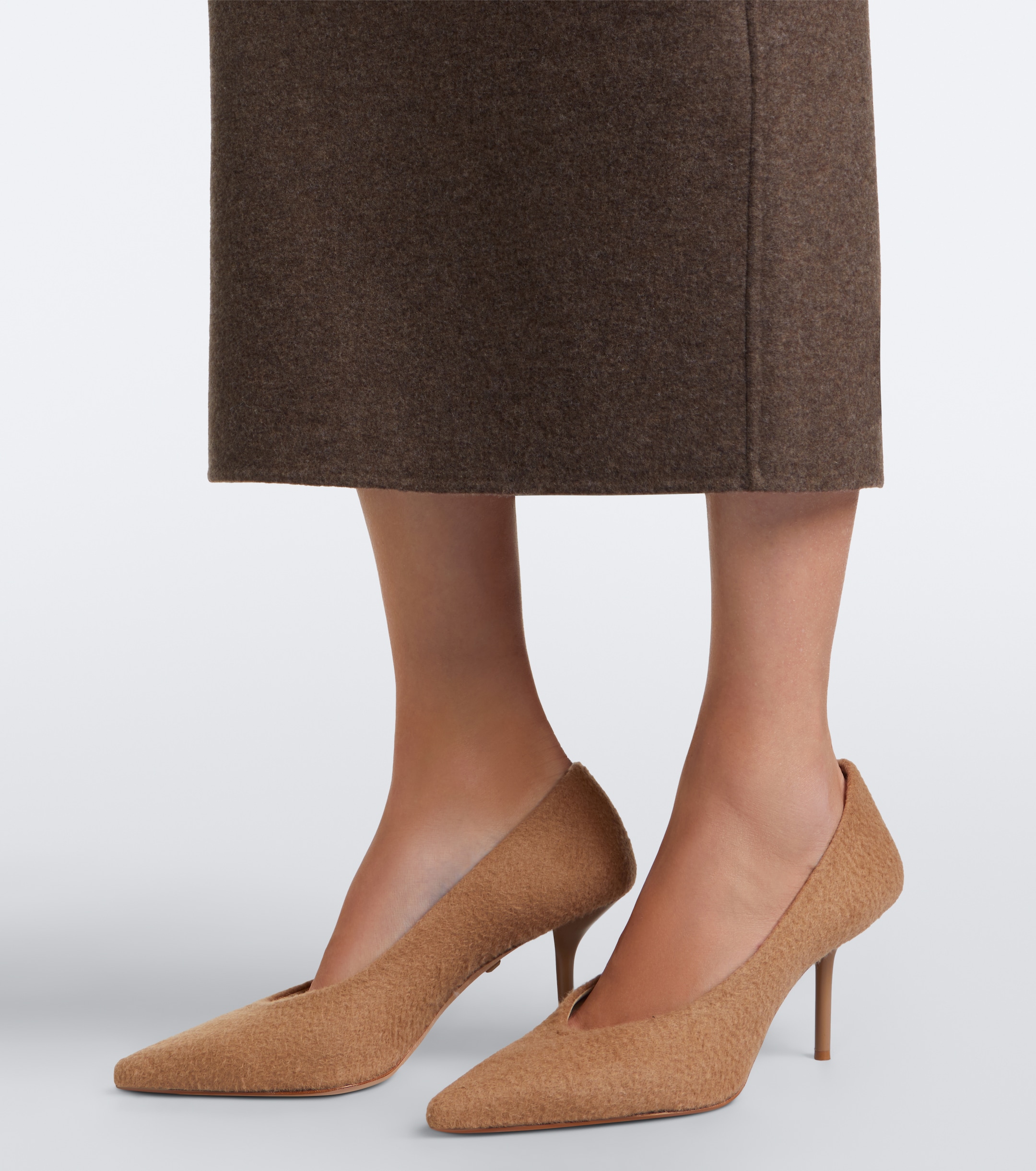 Max Mara Max Mara Suede-lined pumps
