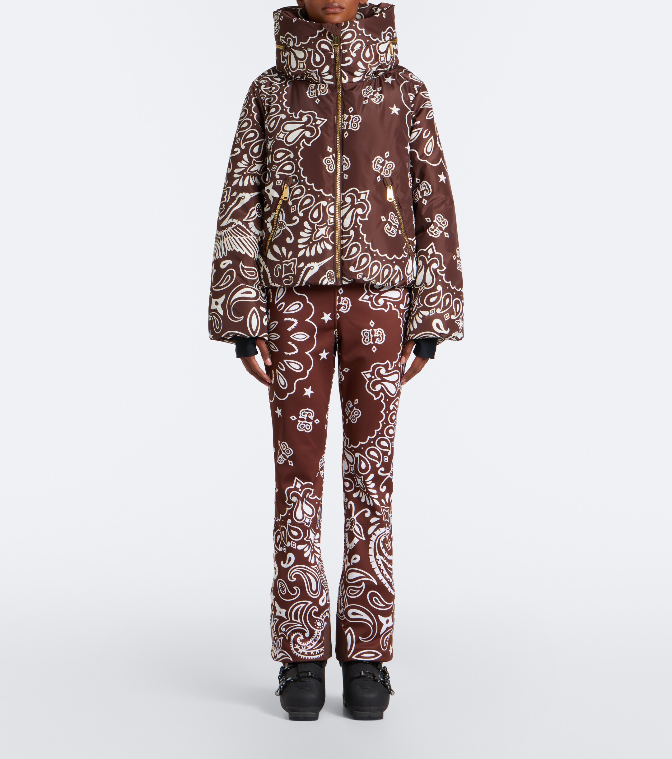 GOLDBERGH Goldbergh Kyoko hooded printed ski jacket