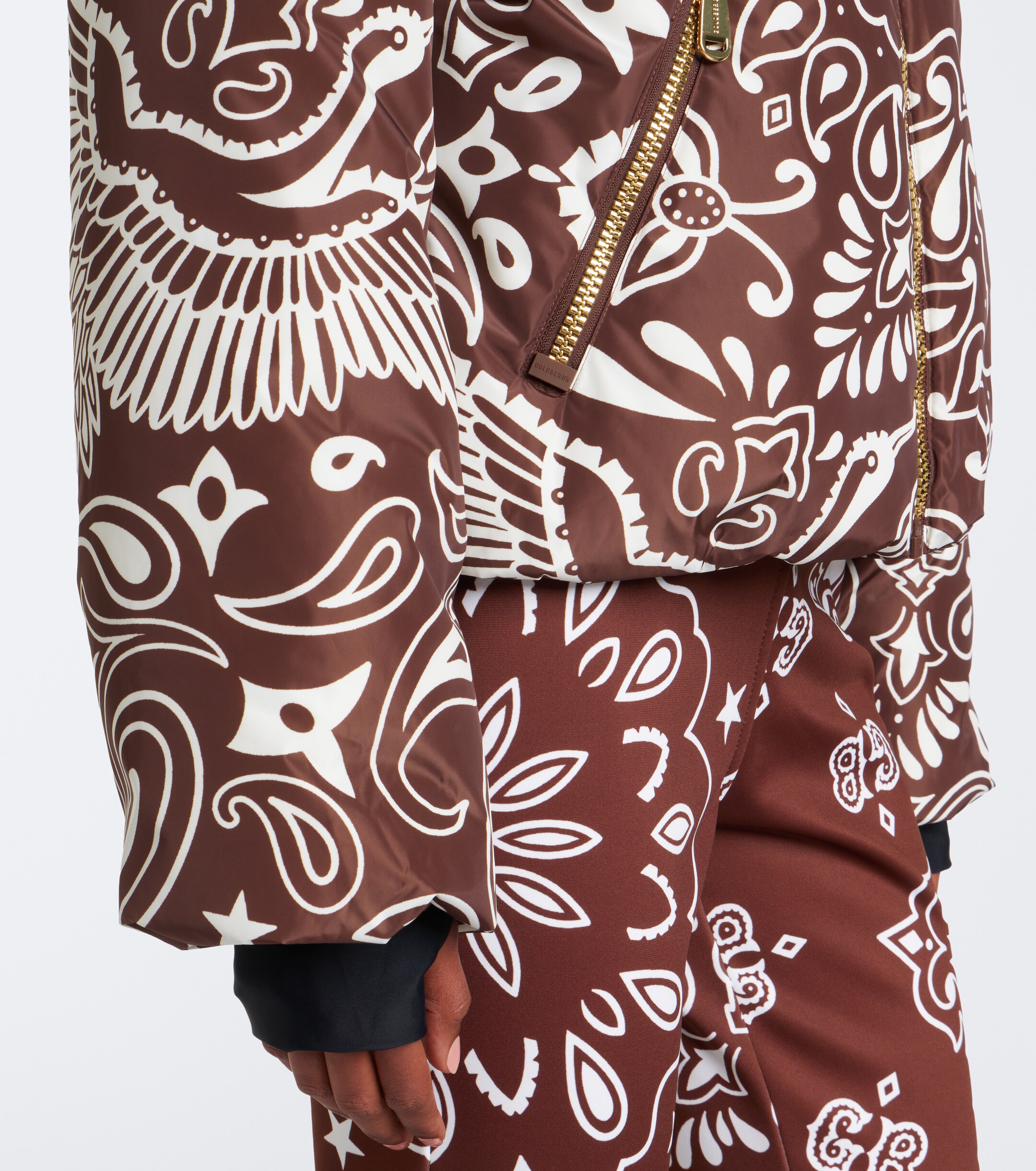 GOLDBERGH Goldbergh Kyoko hooded printed ski jacket