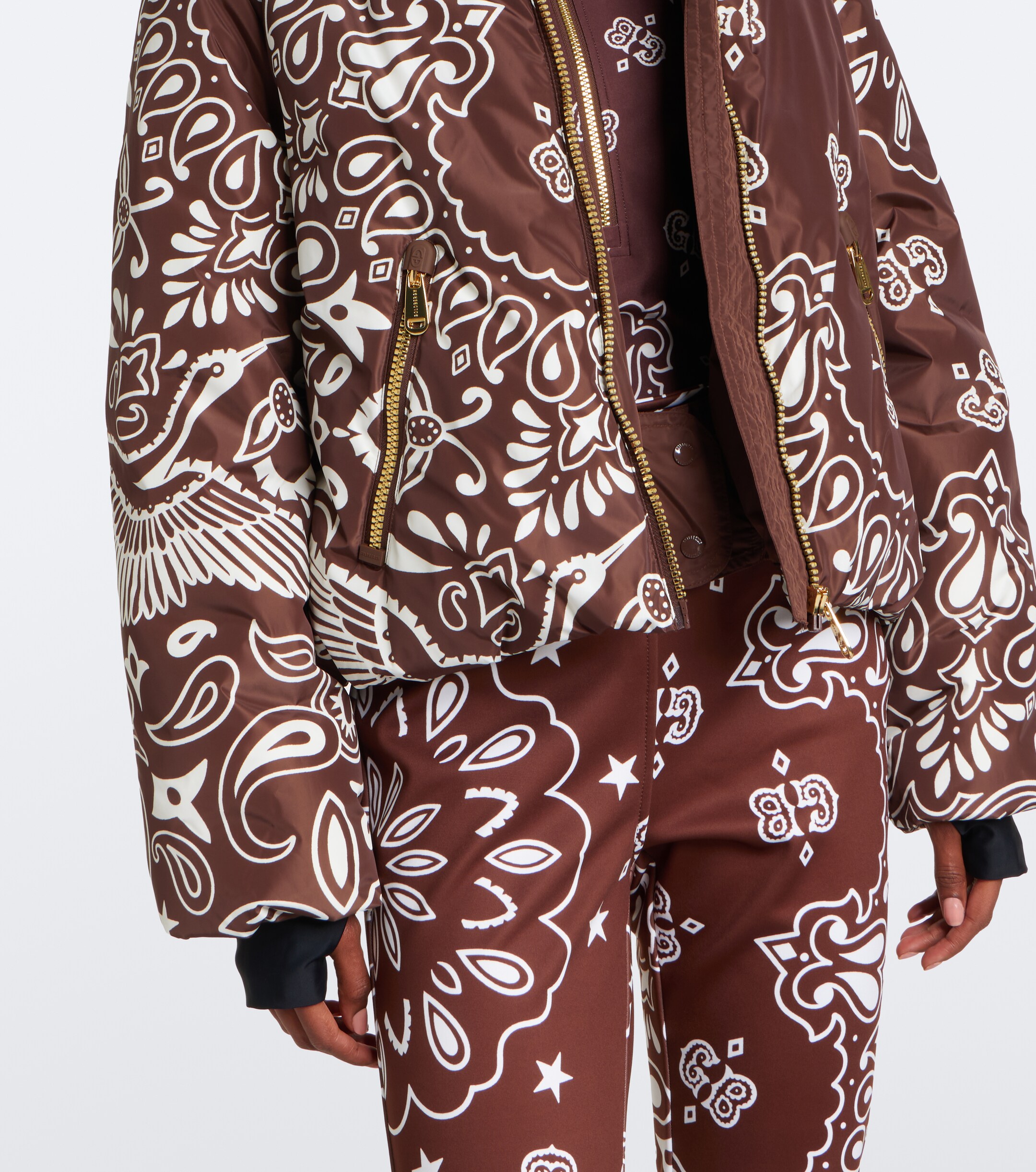 GOLDBERGH Goldbergh Kyoko hooded printed ski jacket