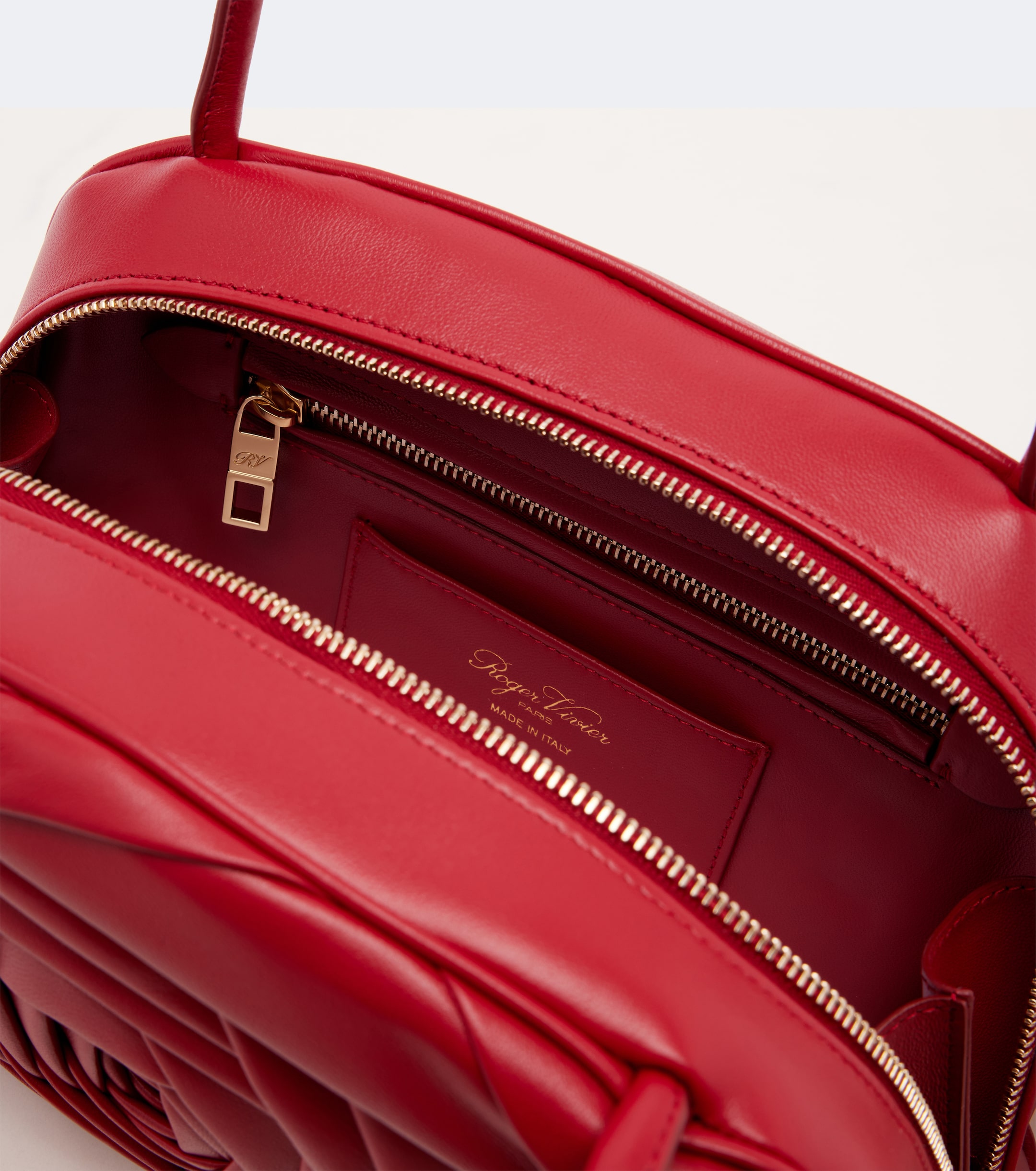 ROGER VIVIER Roseline leather shoulder bag