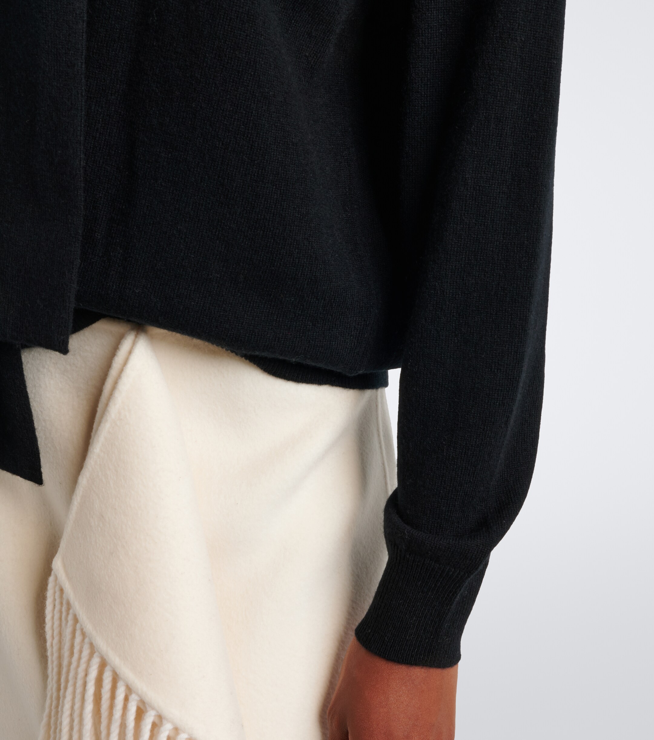 Jardin des Orangers Jardin des Orangers Tie-neck wool and cashmere sweater